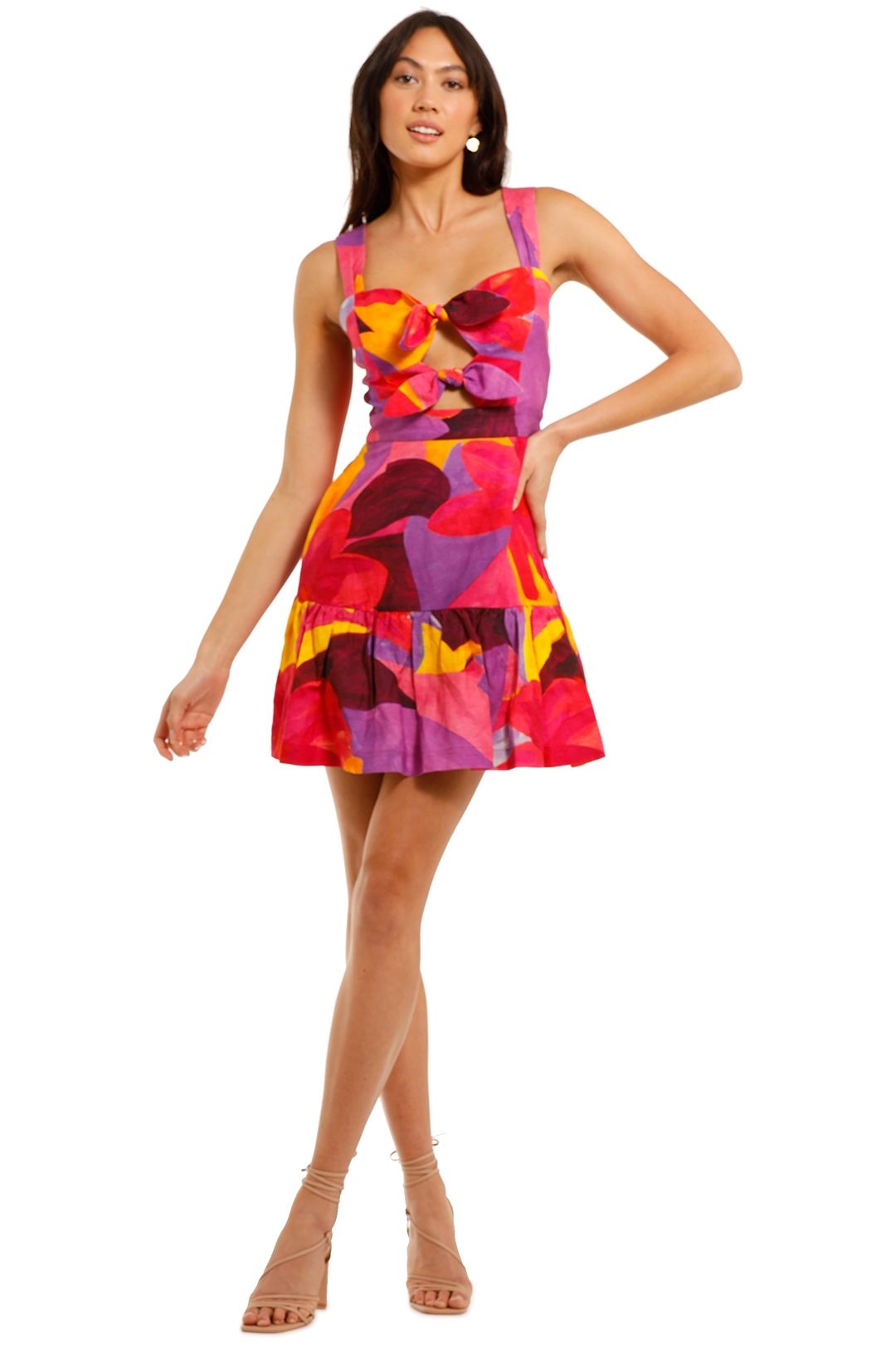 Pablo Tie Mini Dress | Rebecca Vallance 