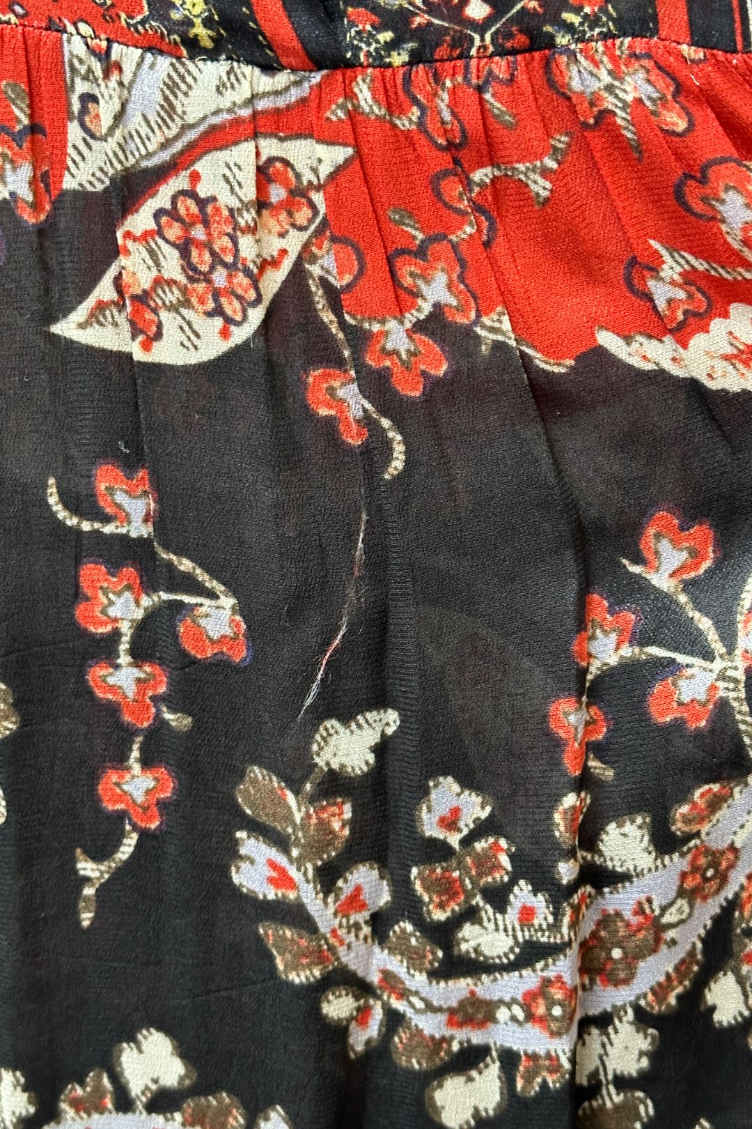 Isabel Marant Étoile Red Tilda Paisley Midi Dress