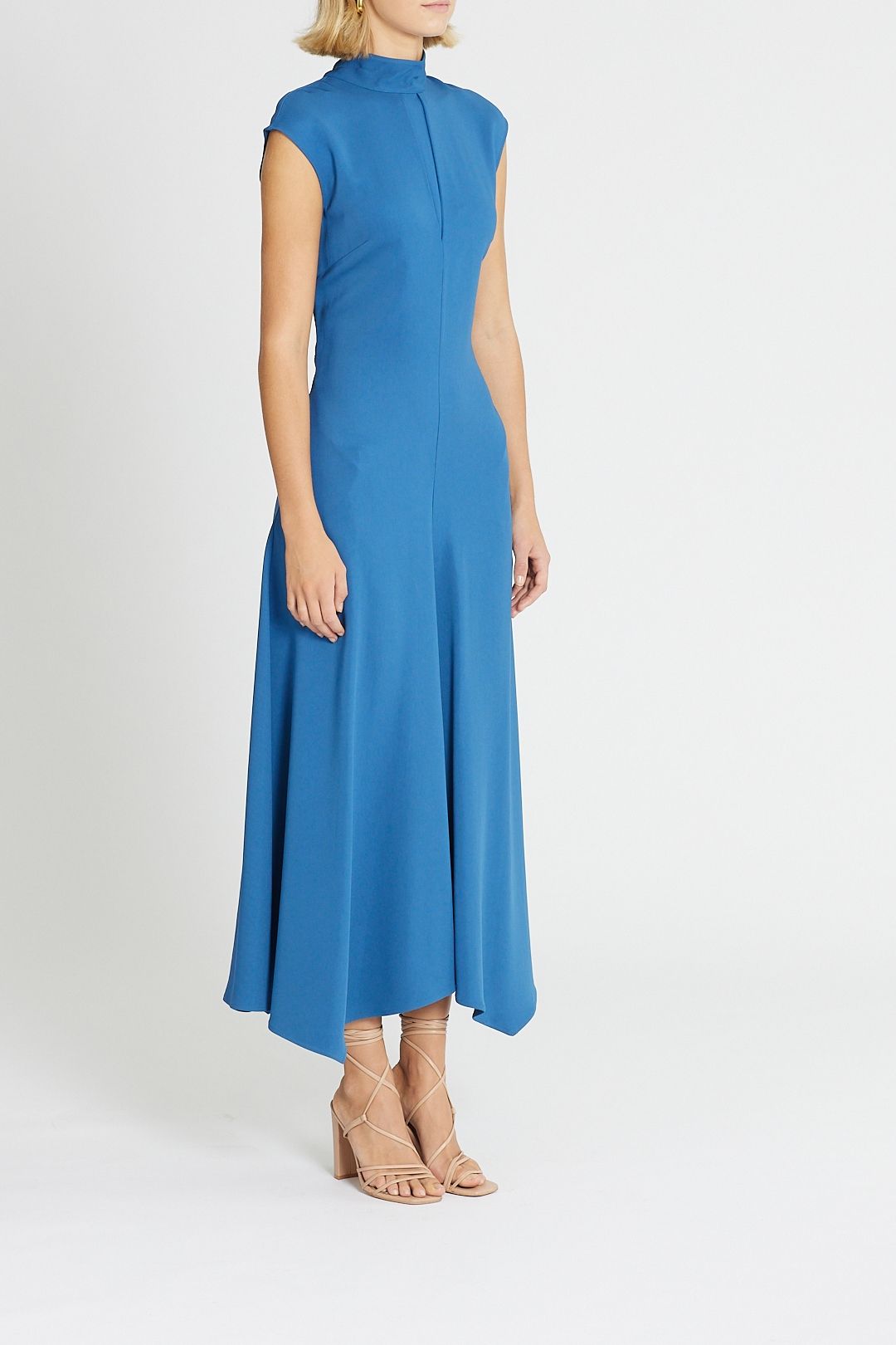 Reiss Livvy Open Back Midi Fit and Flare