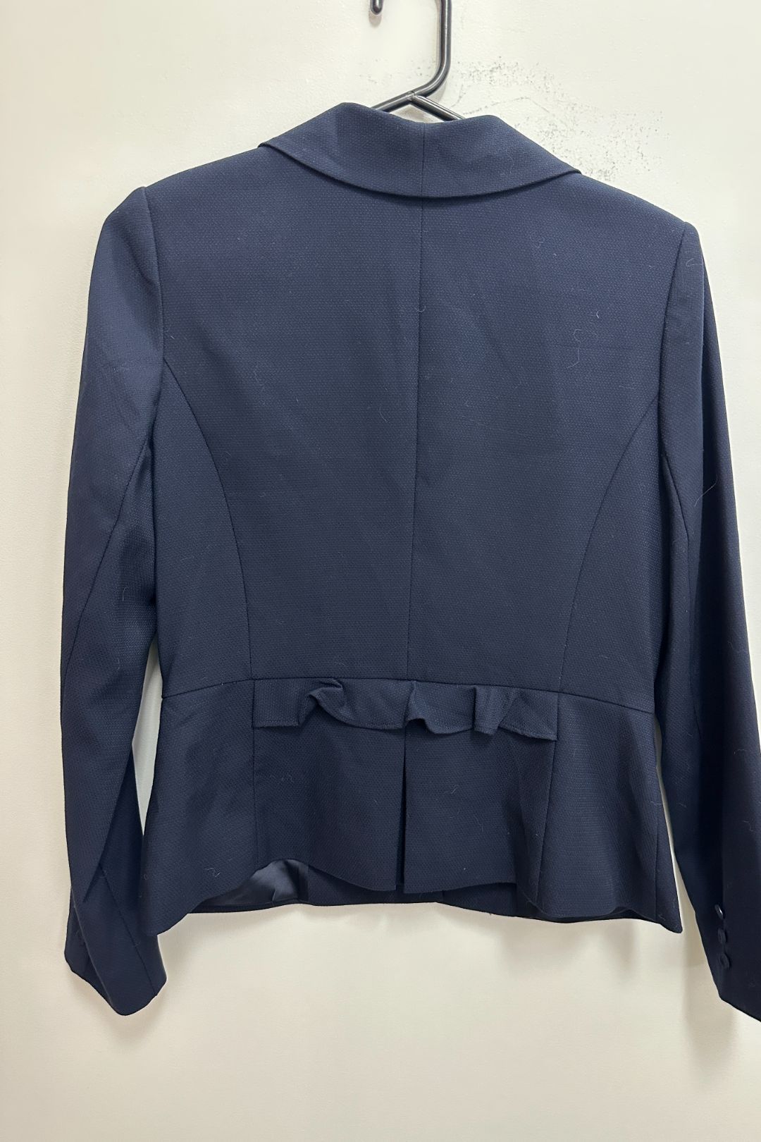 Review - Frill Back Jacket in Navy 