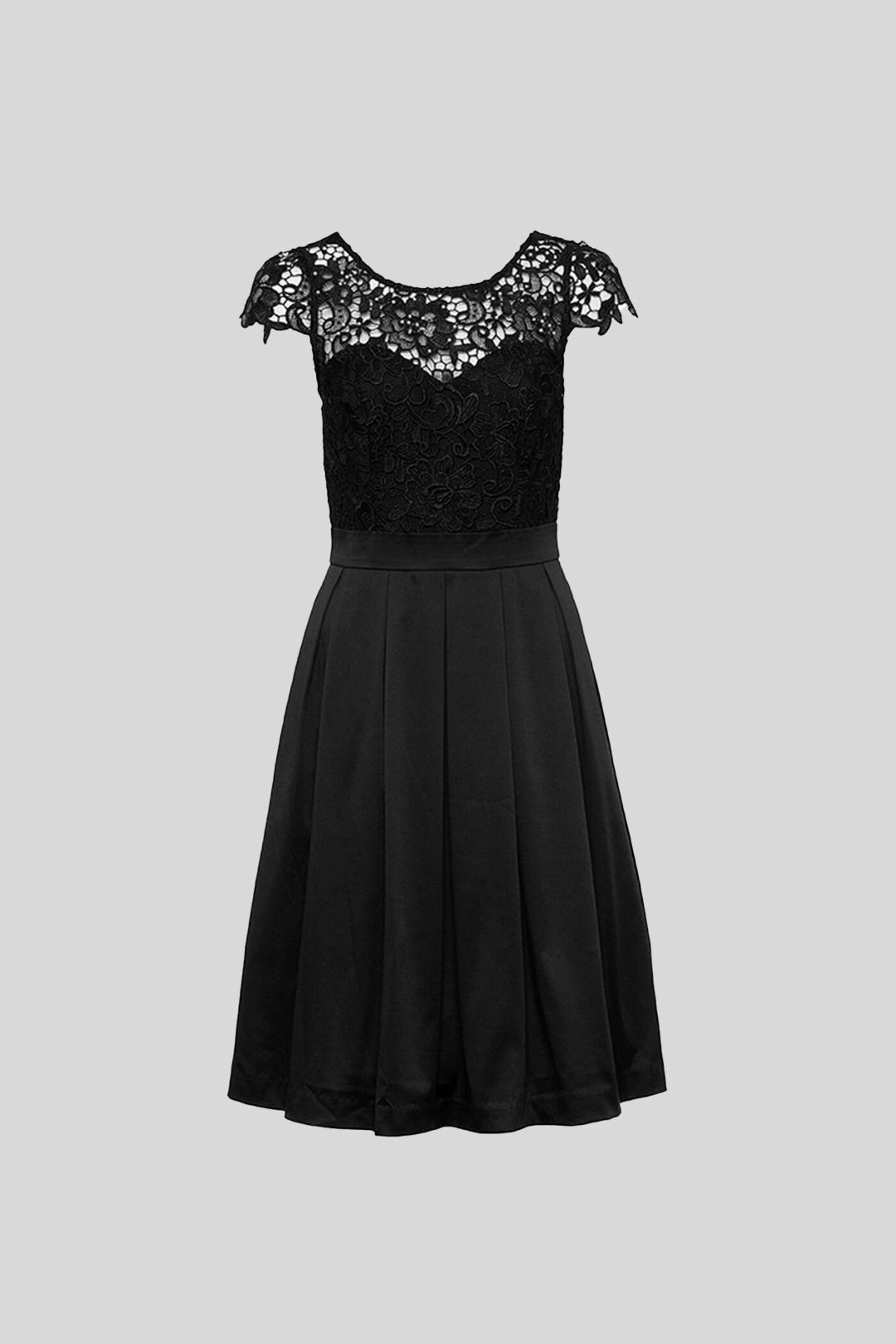 Review Roulette Pleated Dress in Black