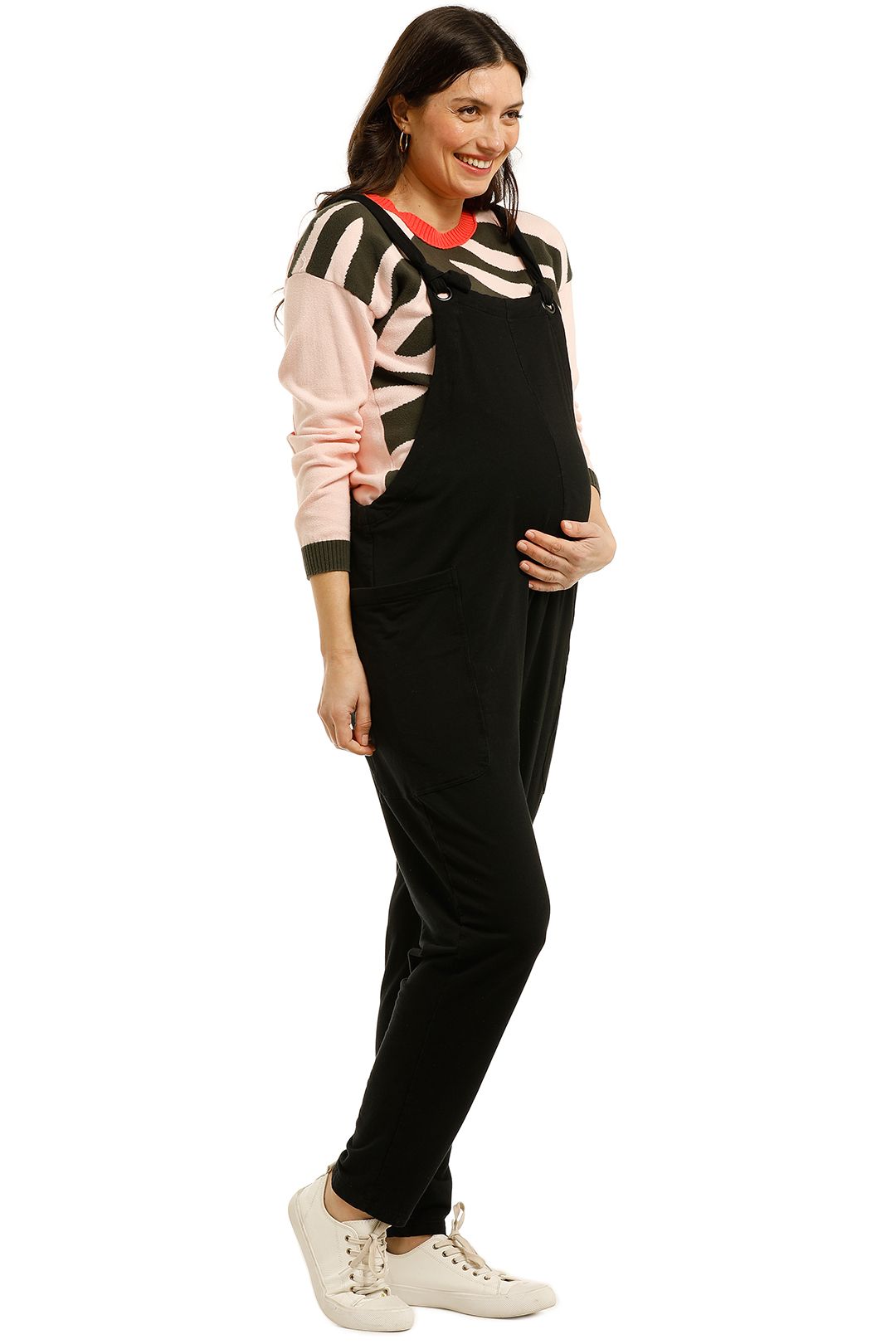 Ripe-Maternity-Perrie-Playsuit-Black-Side