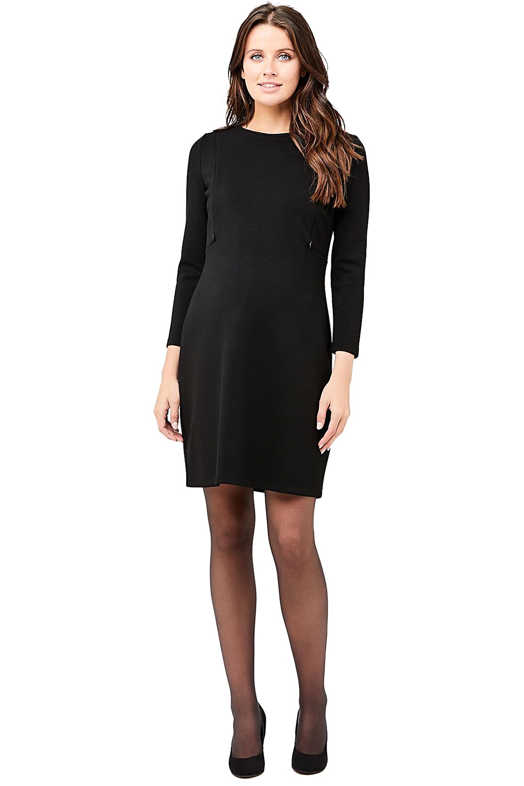 Image of Ripe Maternity - Sandra Nursing Dress - Black