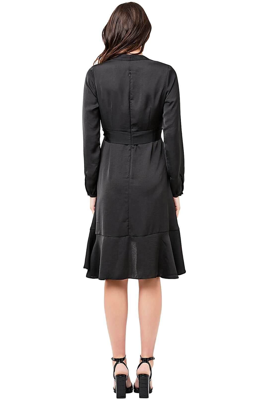 Ripe-Maternity-Satin-Front-Dress-Black-Back