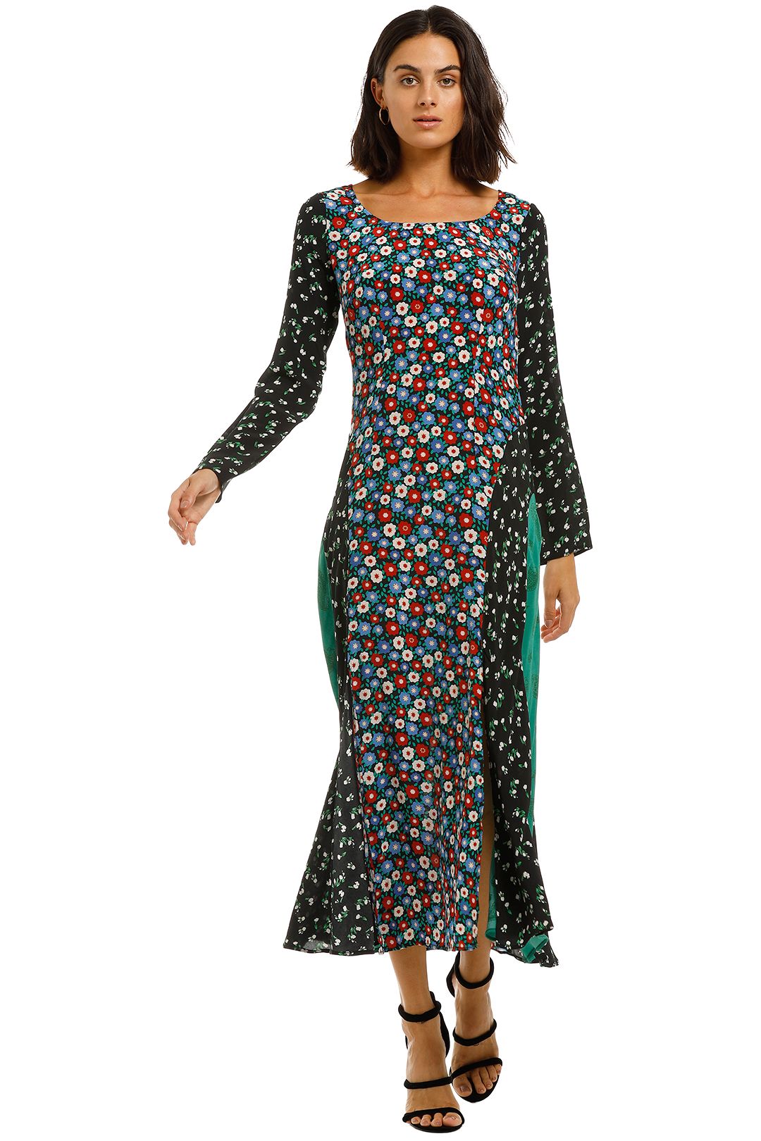 Rixo-London-Selina-Floral-Print-Dress-Front
