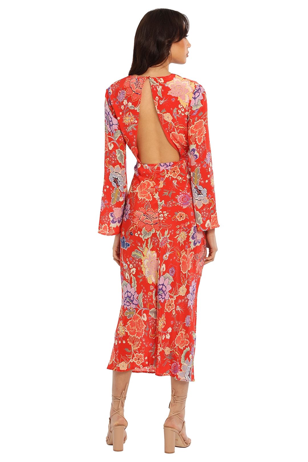 Rixo London Mel Maxi Dress Backless