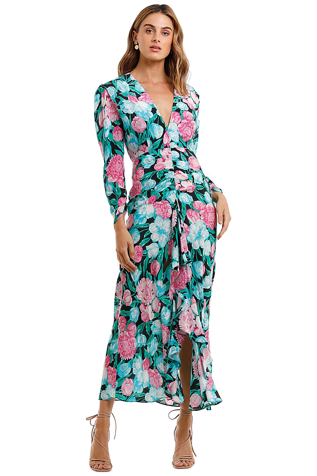Image of Rixo London - Paloma Tulip Floral Maxi Dress