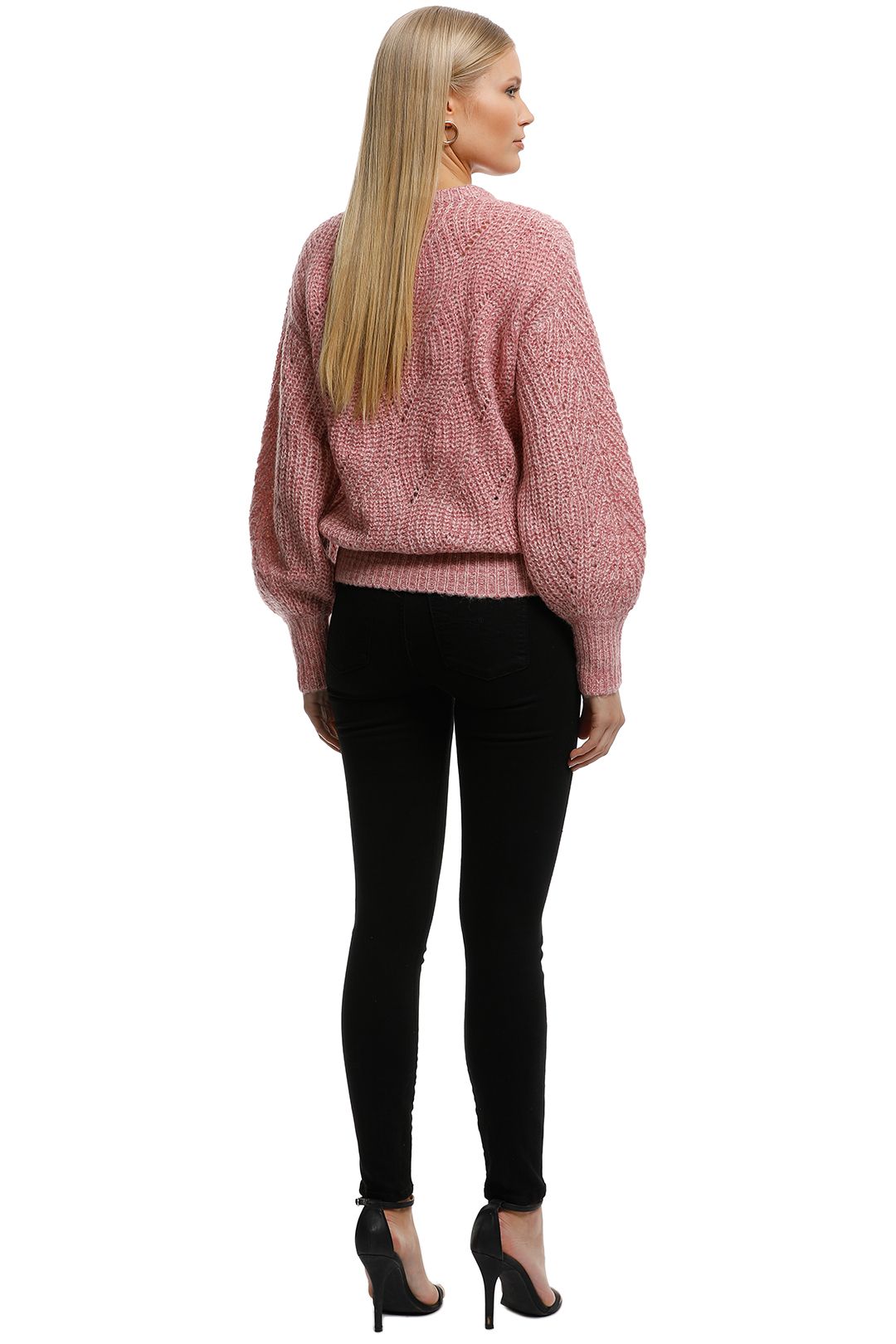 Rodeo Show-Claudie Knit-Pink-Back