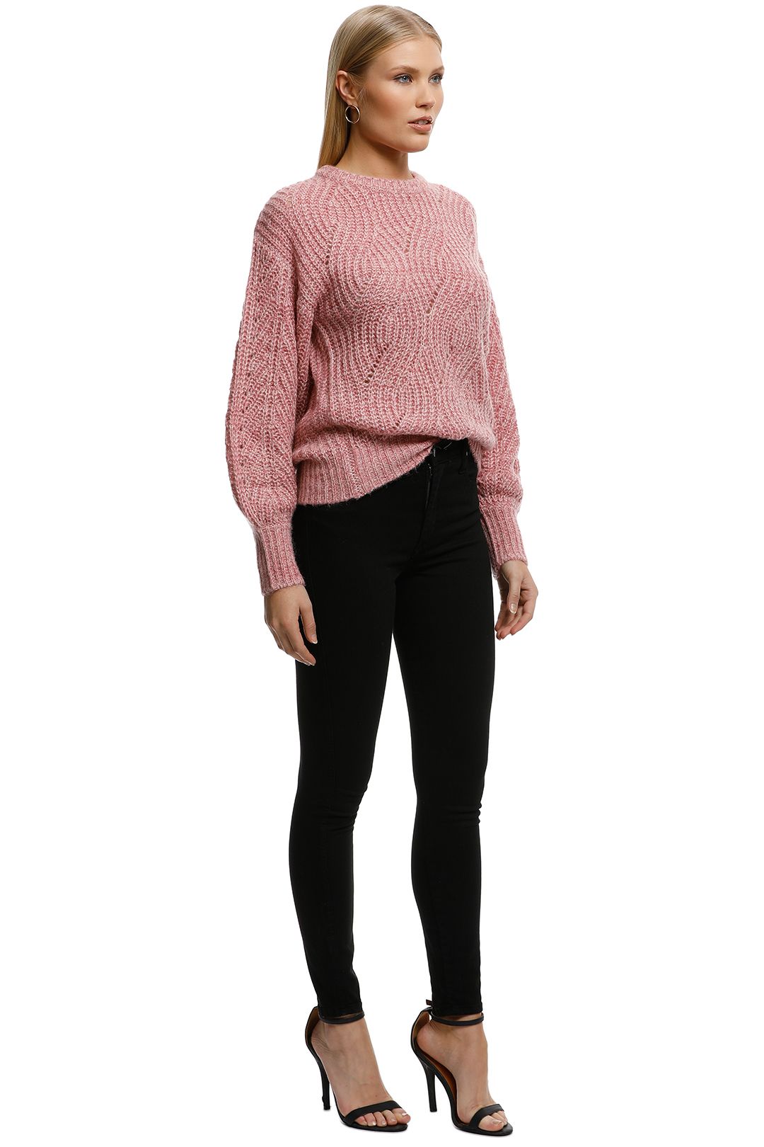 Rodeo Show-Claudie Knit-Pink-Side