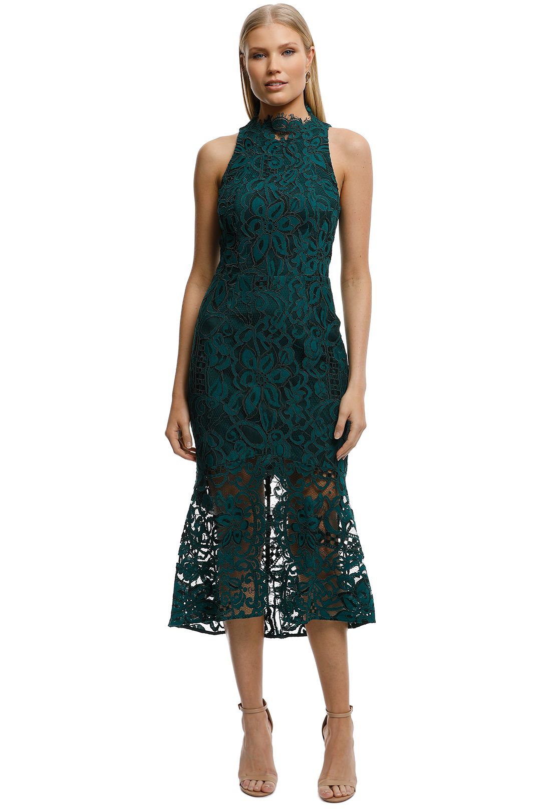 Rodeo Show-Madrid Dress-Emerald-Front
