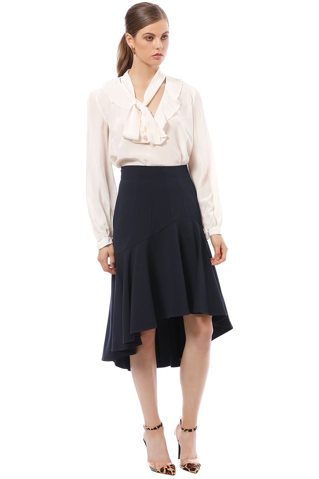 Rodeo Show - Bianca Skirt - Navy - Side
