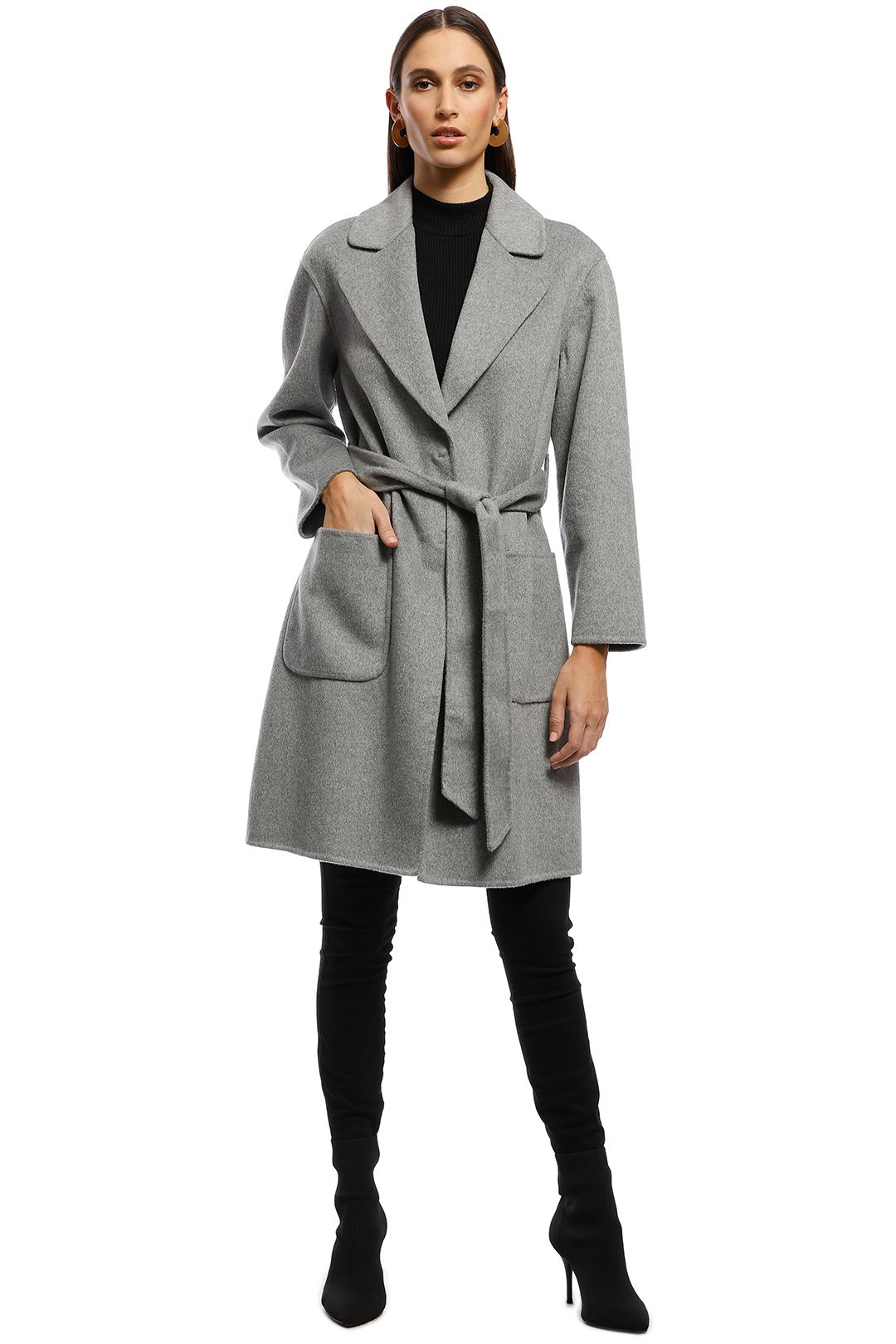 Rodeo Show - Chicago Coat - Light Grey - Front