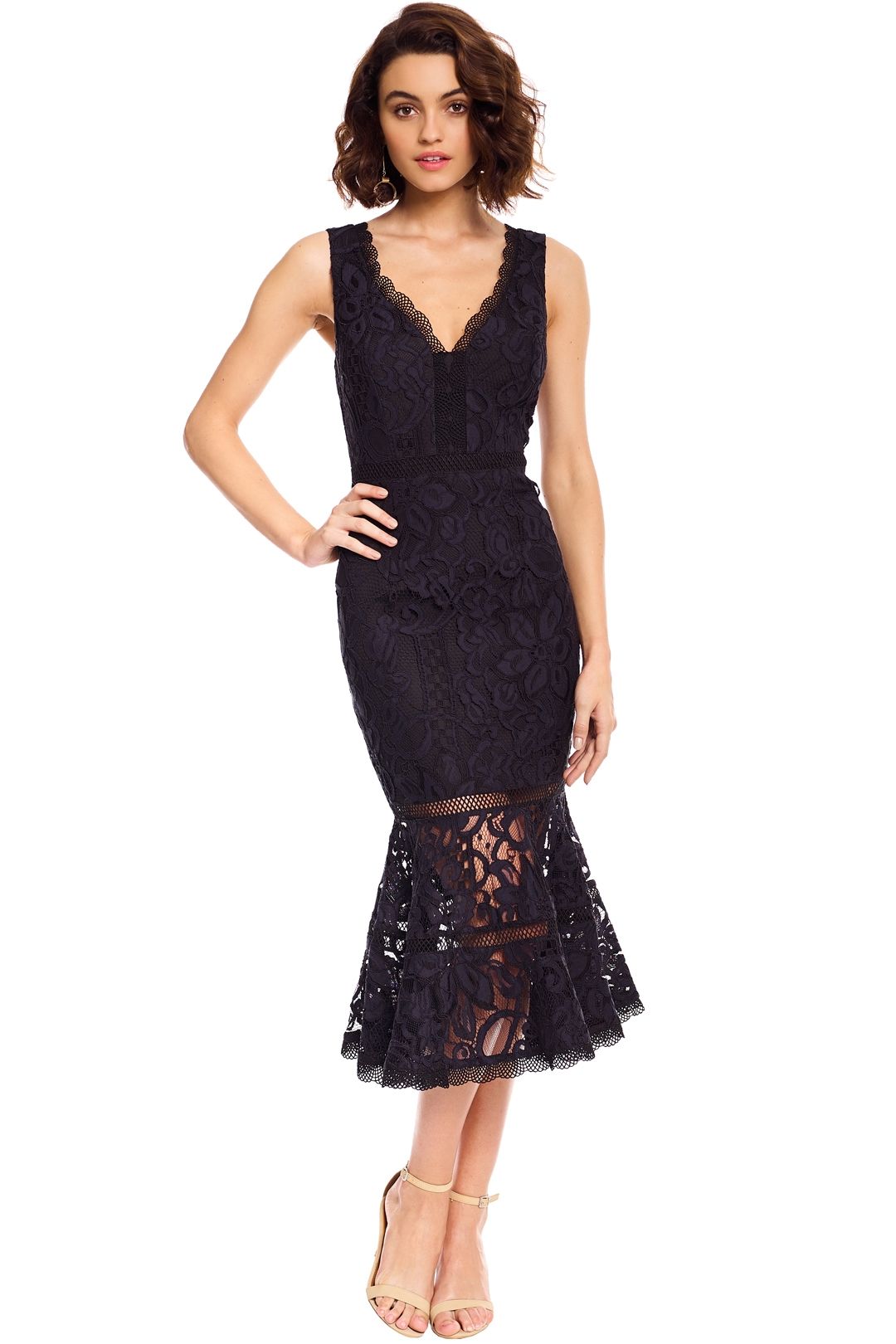 Rodeo Show - Millicent Dress - Navy - Front