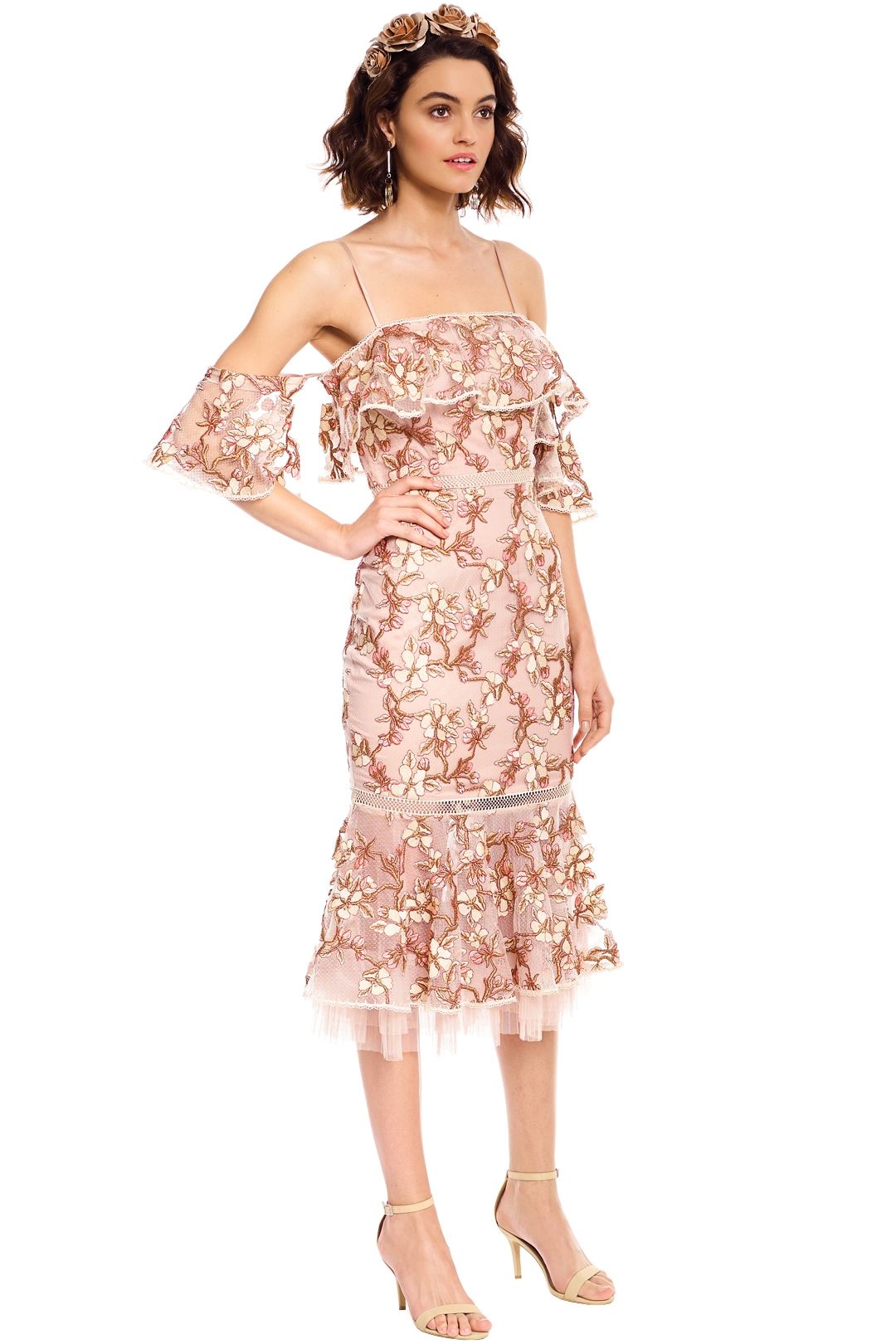 Rowena Lace Dress by Rodeo Show for Hire | GlamCorner