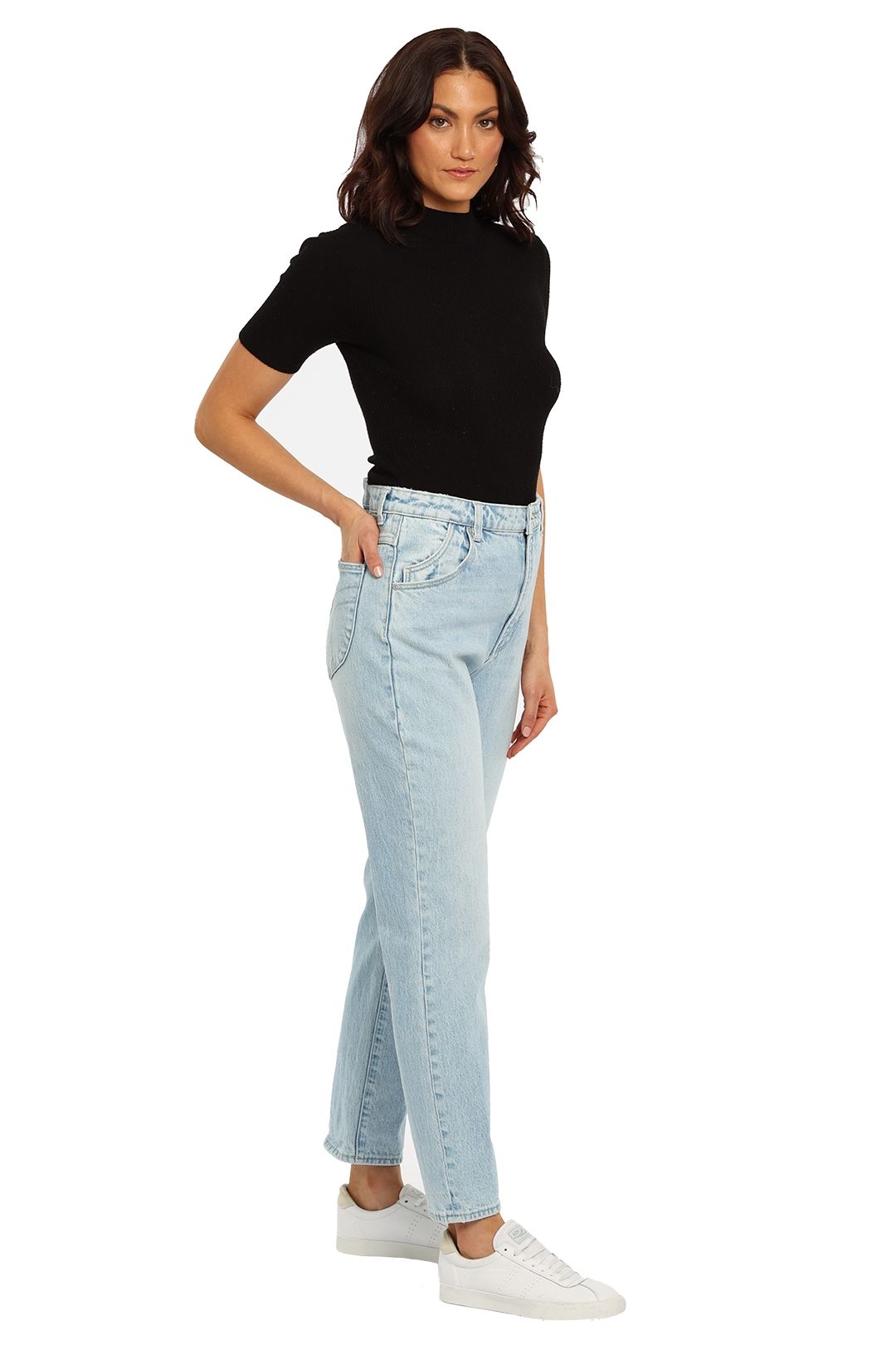 Rolla's Dusters High Rise Slim Blue