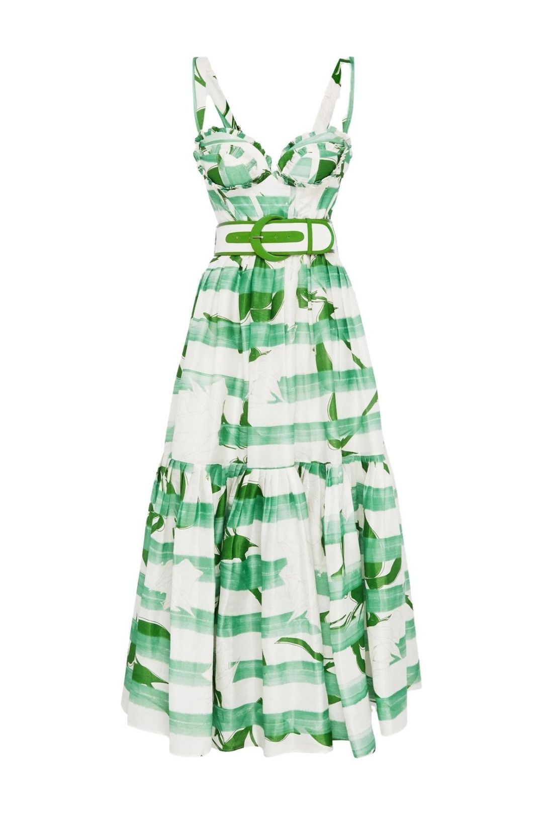Image of LEO LIN - Rose Blanche Bustier Dress