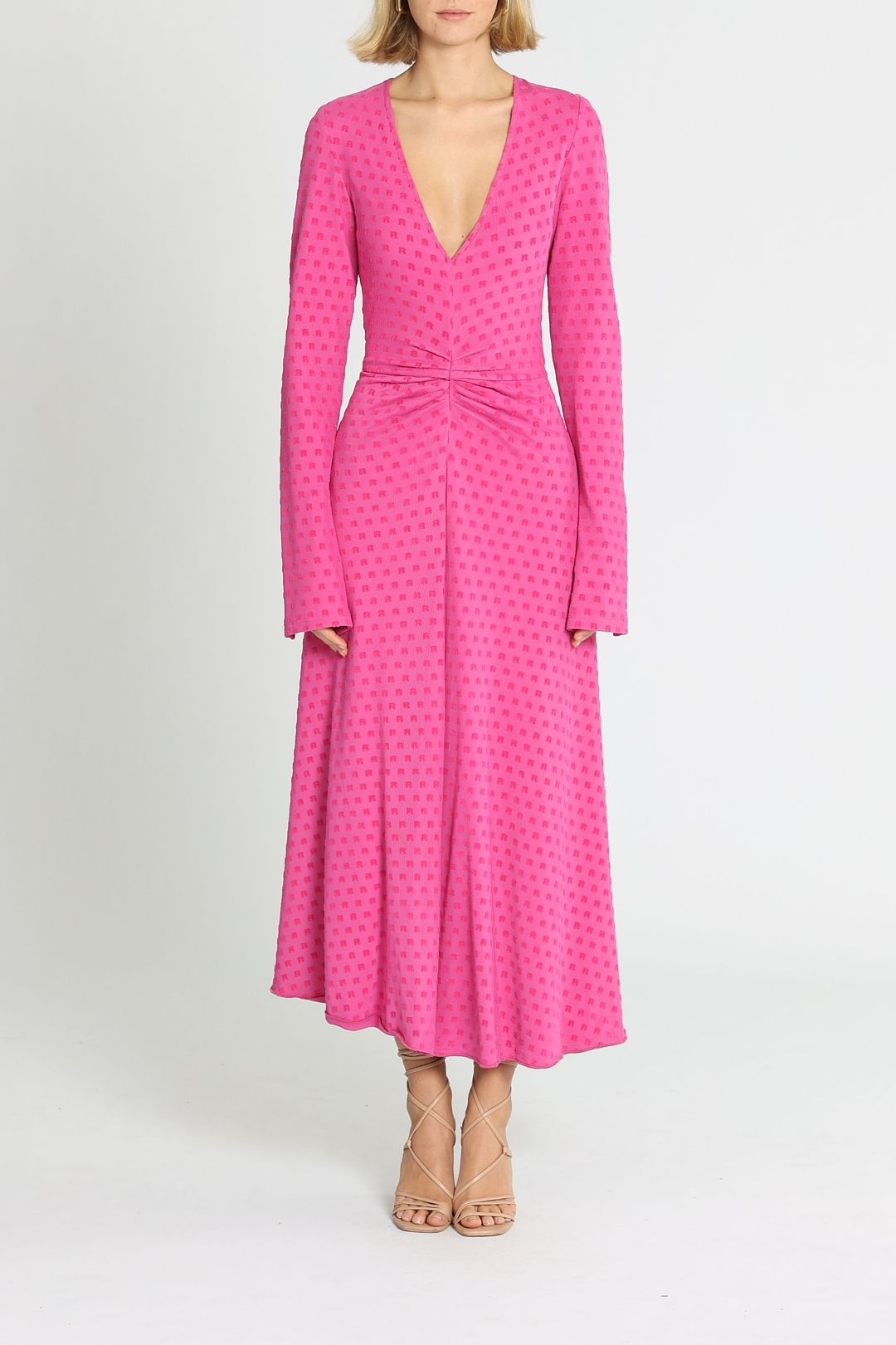 Rotate By Birger Christensen Kamla Rose Violet Dress