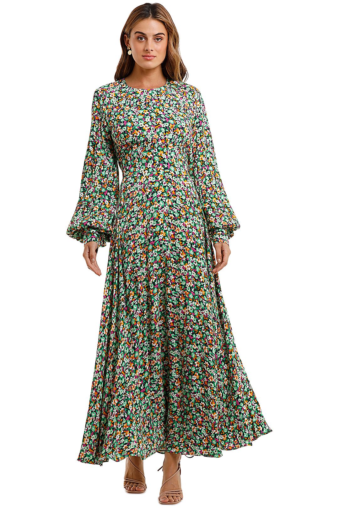 Rotate By Birger Christensen Mary Long Sleeve Dress Floral