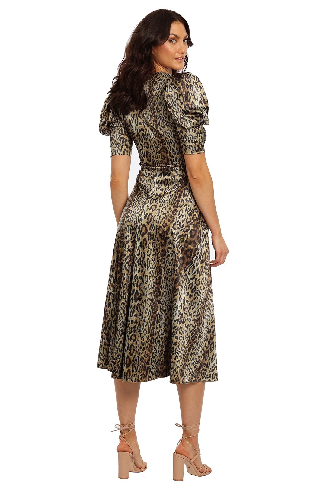 Rotate By Birger Christensen Sierina Dress Animal Print