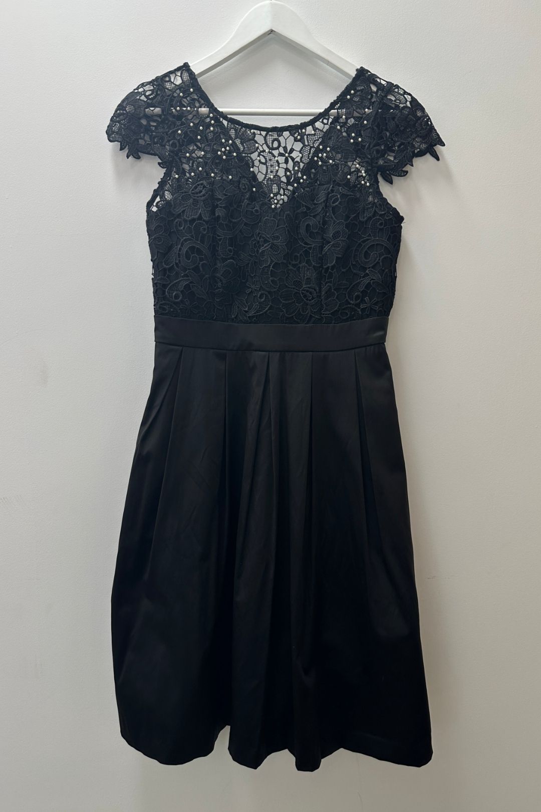 Review Roulette Pleated Dress in Black