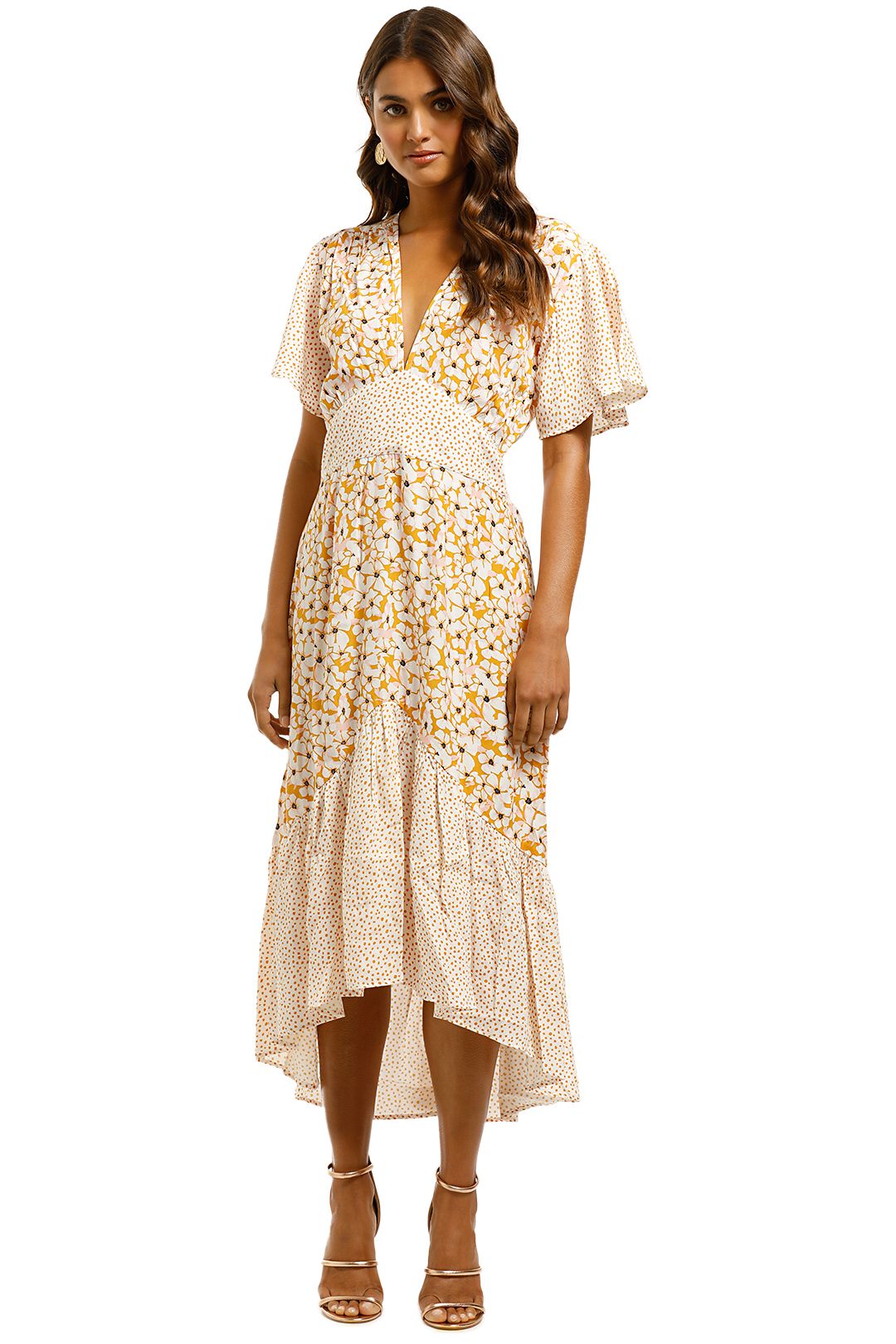 Rue-Stiic-Alder-Ruffle-Dress-Tobacco-Front