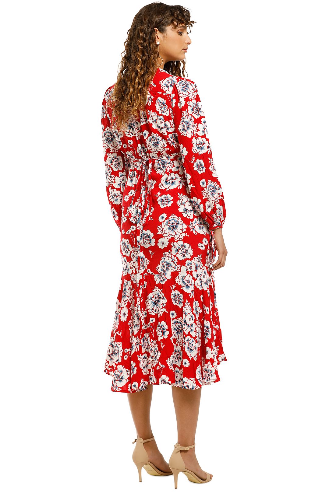 Johnson Maxi Dress Peony Red By Rue Stiic For Hire