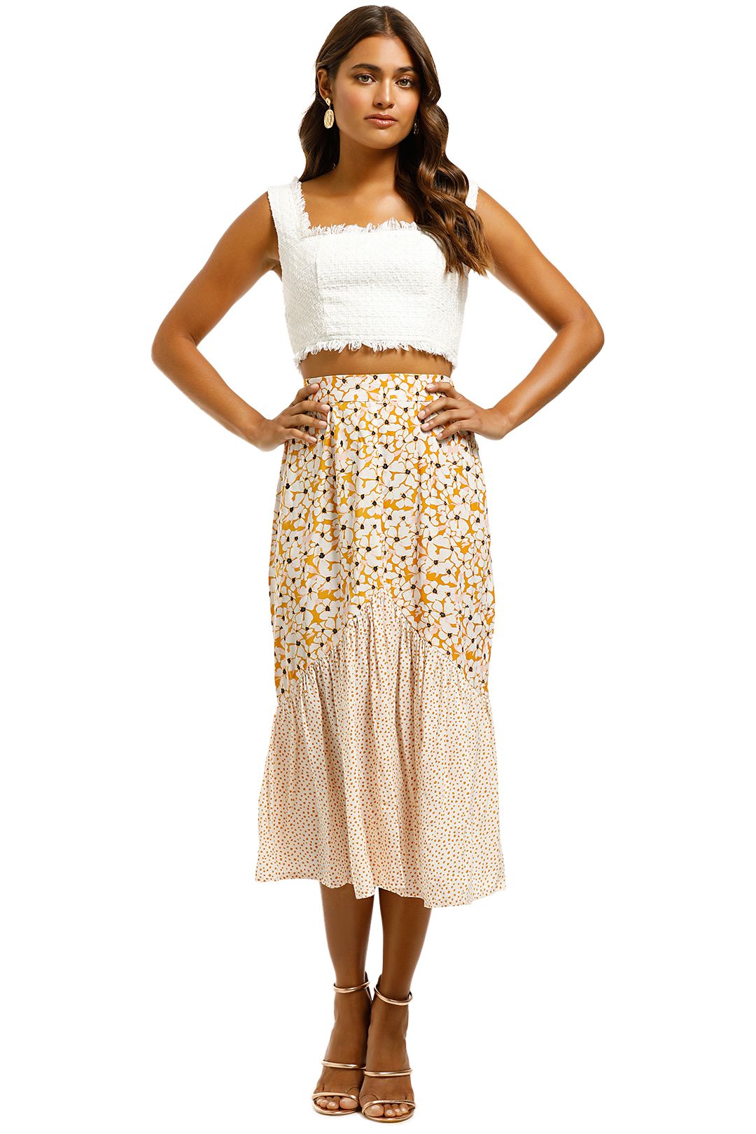 Rue-Stiic-Sheffield-Skirt-Tobacco-Front