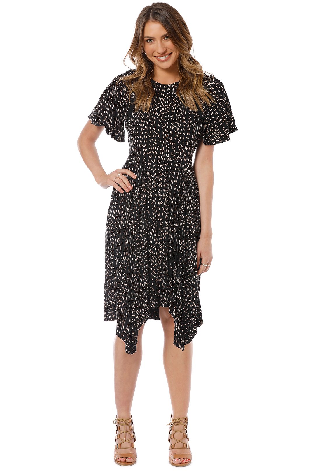 Saba - Basketweave Dress - Multi - Front