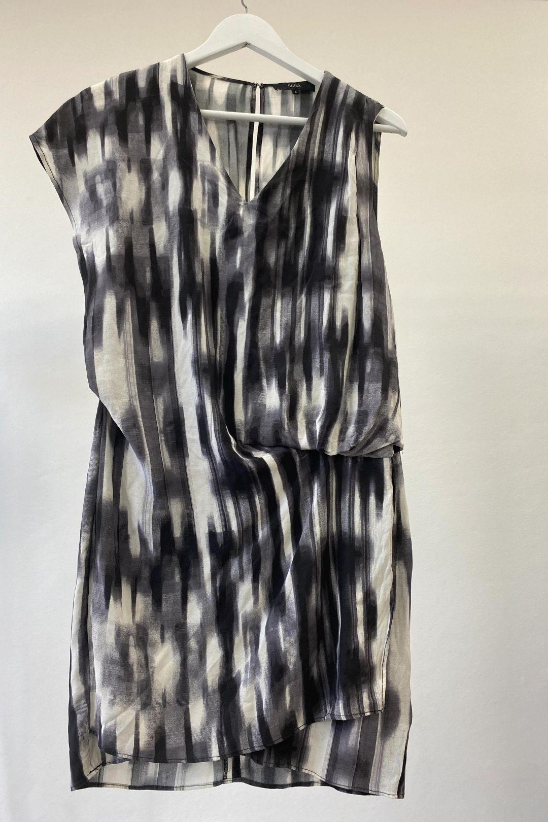 Buy Print Abstract Mini Dress | Saba | GlamCorner