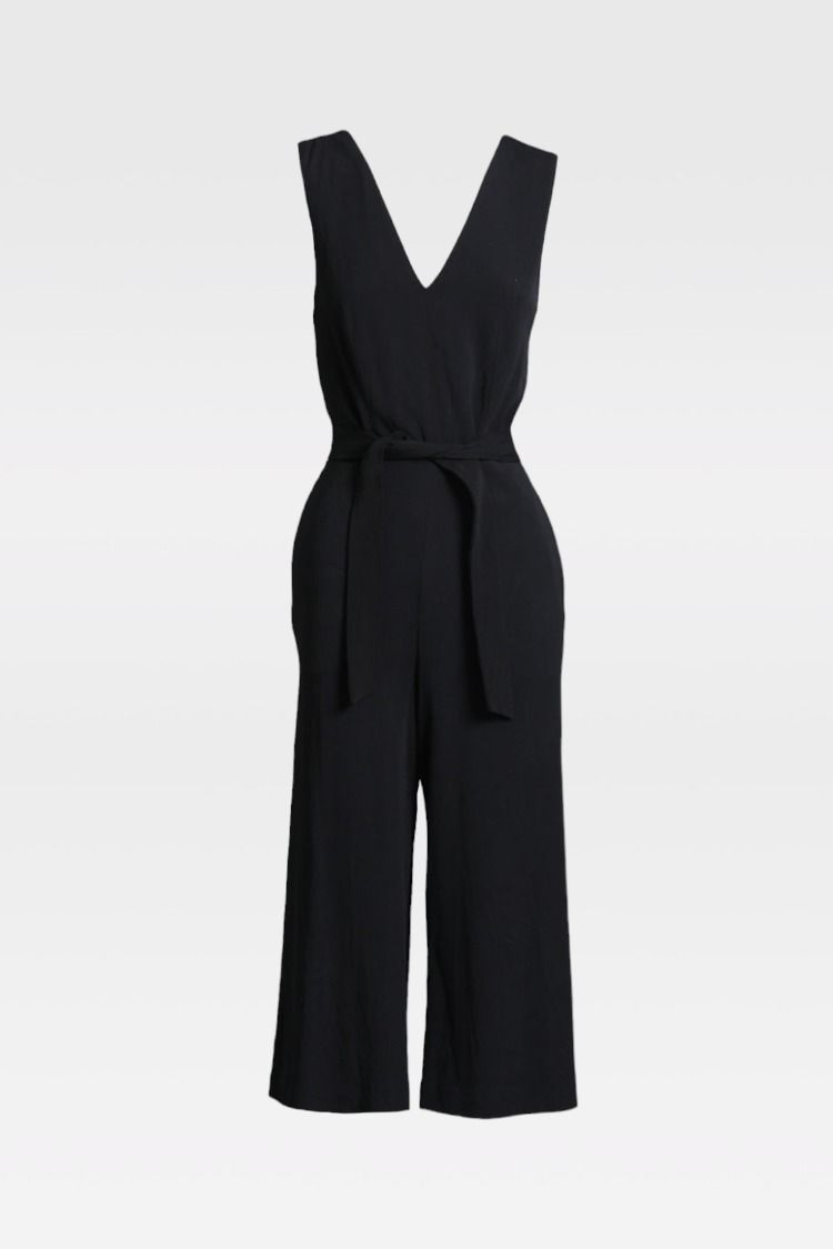 Buy Wide Legged Jumpsuit in Black Saba GlamCorner