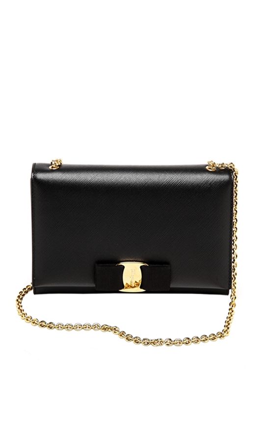 Salvatore Ferragamo - Miss Vara Mini Bag - Black - Front