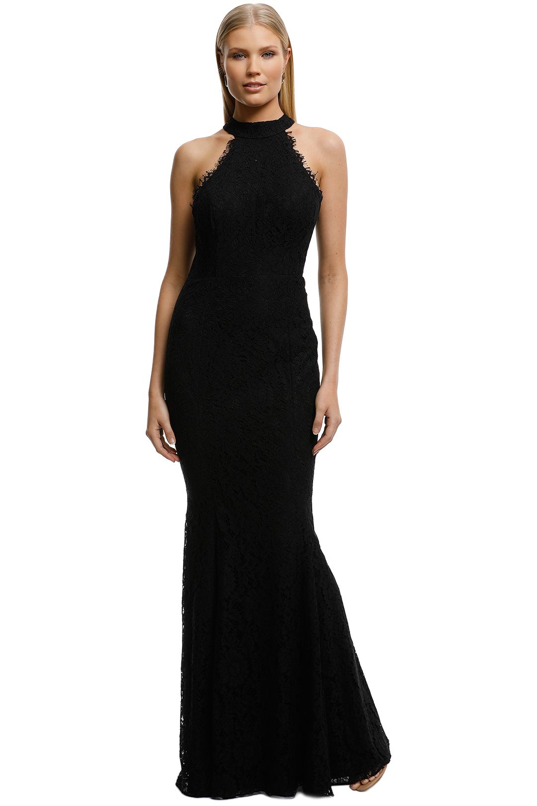Samantha Rose-Carmen Gown-Black-Front