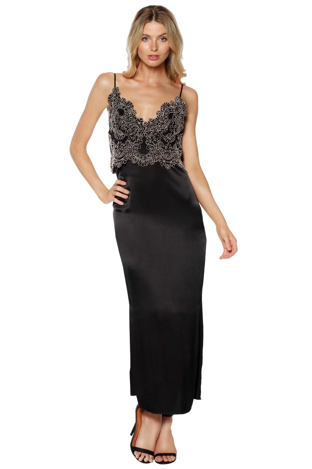 Sandro - Demi Dress - Black - Front