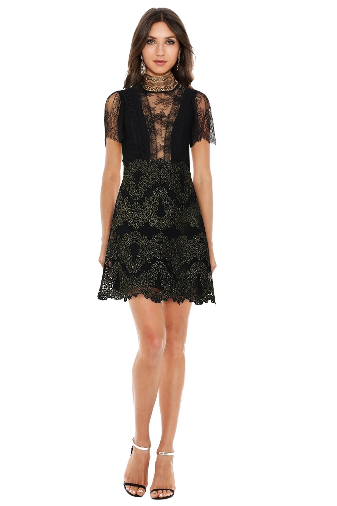 Sandro - Poetry Dress - Black - Front