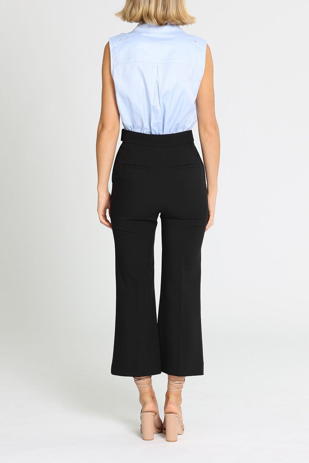 Sass and Bide - Detachable Sleeves Shirt - Blue
