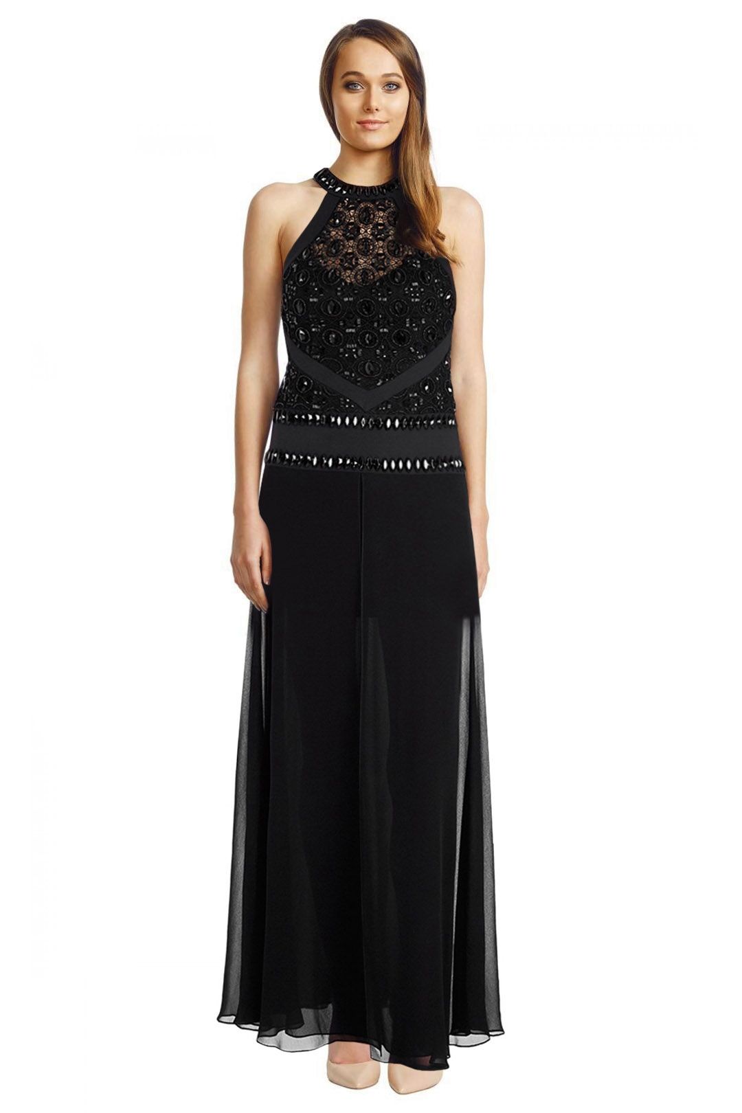 Sass Bide - Lest We Regret Dress - Black - Front