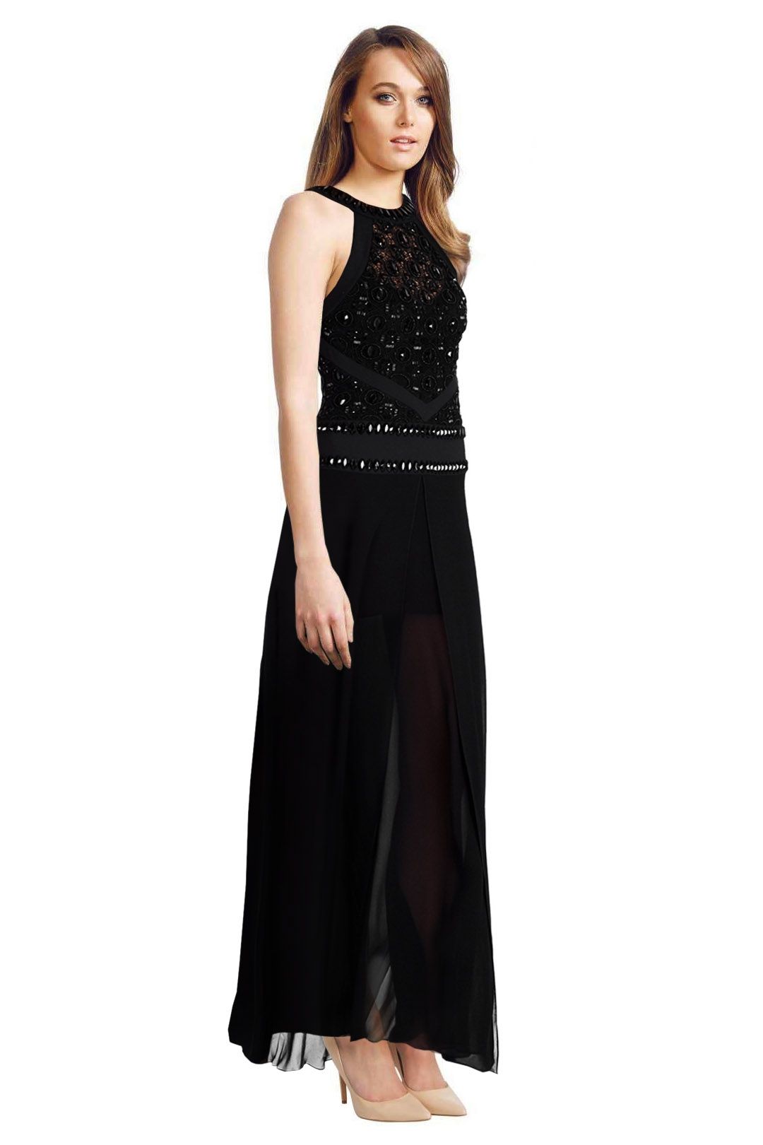 Sass Bide - Lest We Regret Dress - Black - Side
