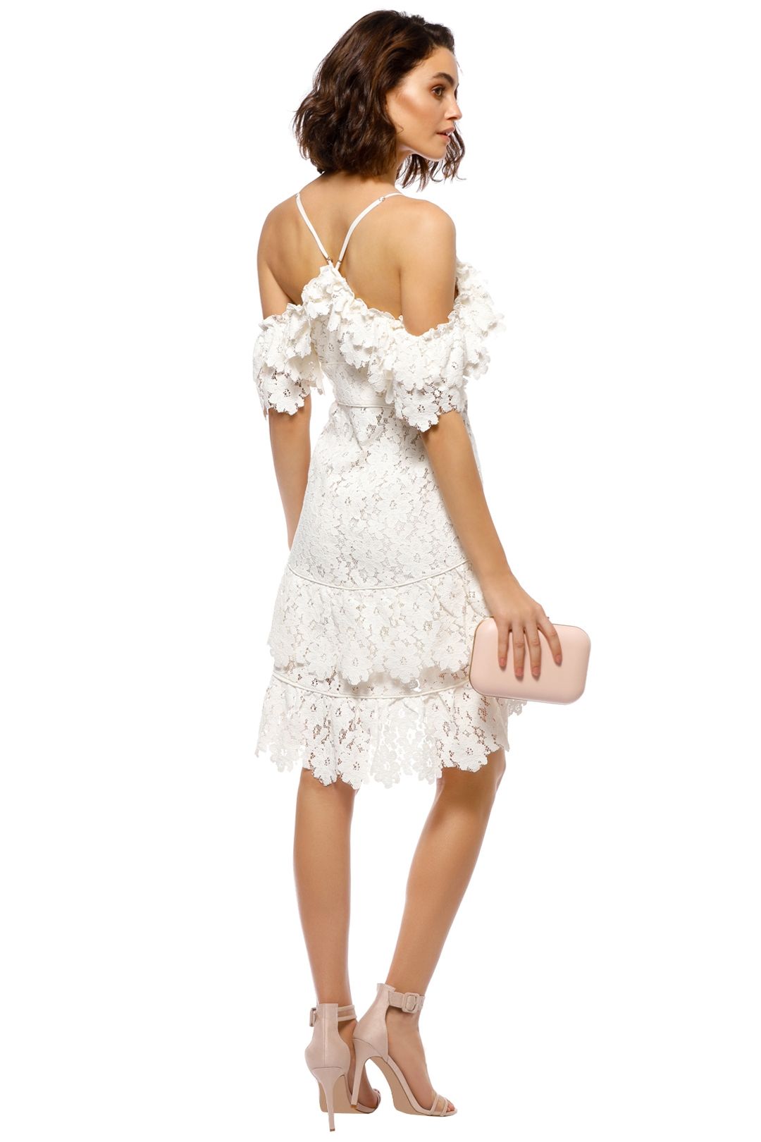 Saylor - Dana Dress - White - Back