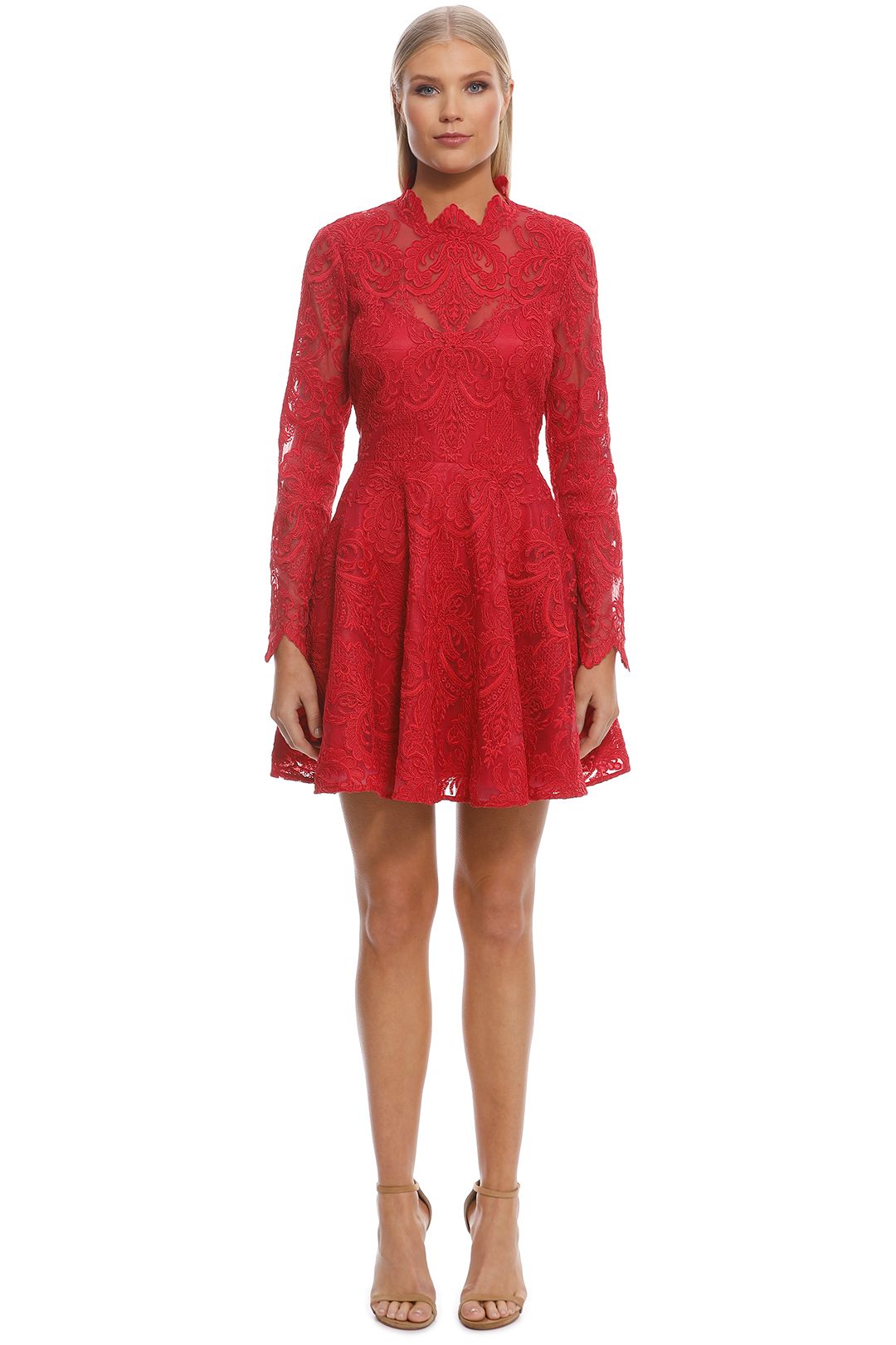 Saylor - Rita Dress - Raspberry - Front