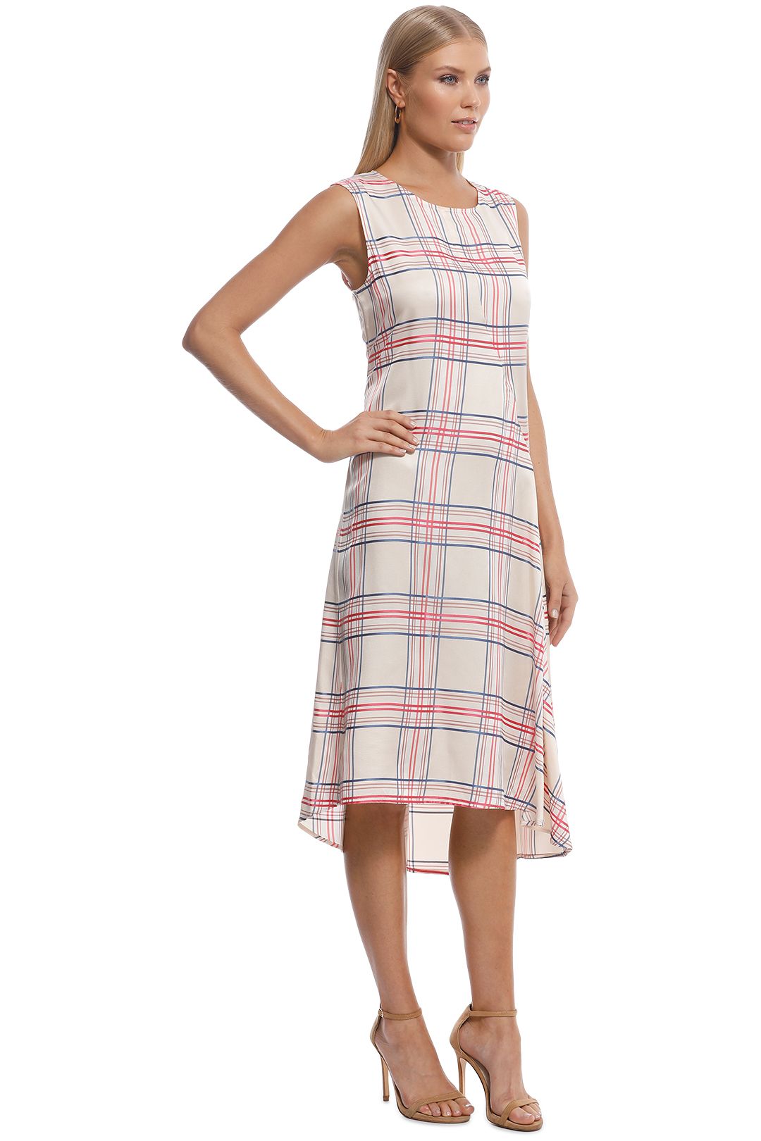 Check Slip Dress by Scanlan Theodore for Hire GlamCorner