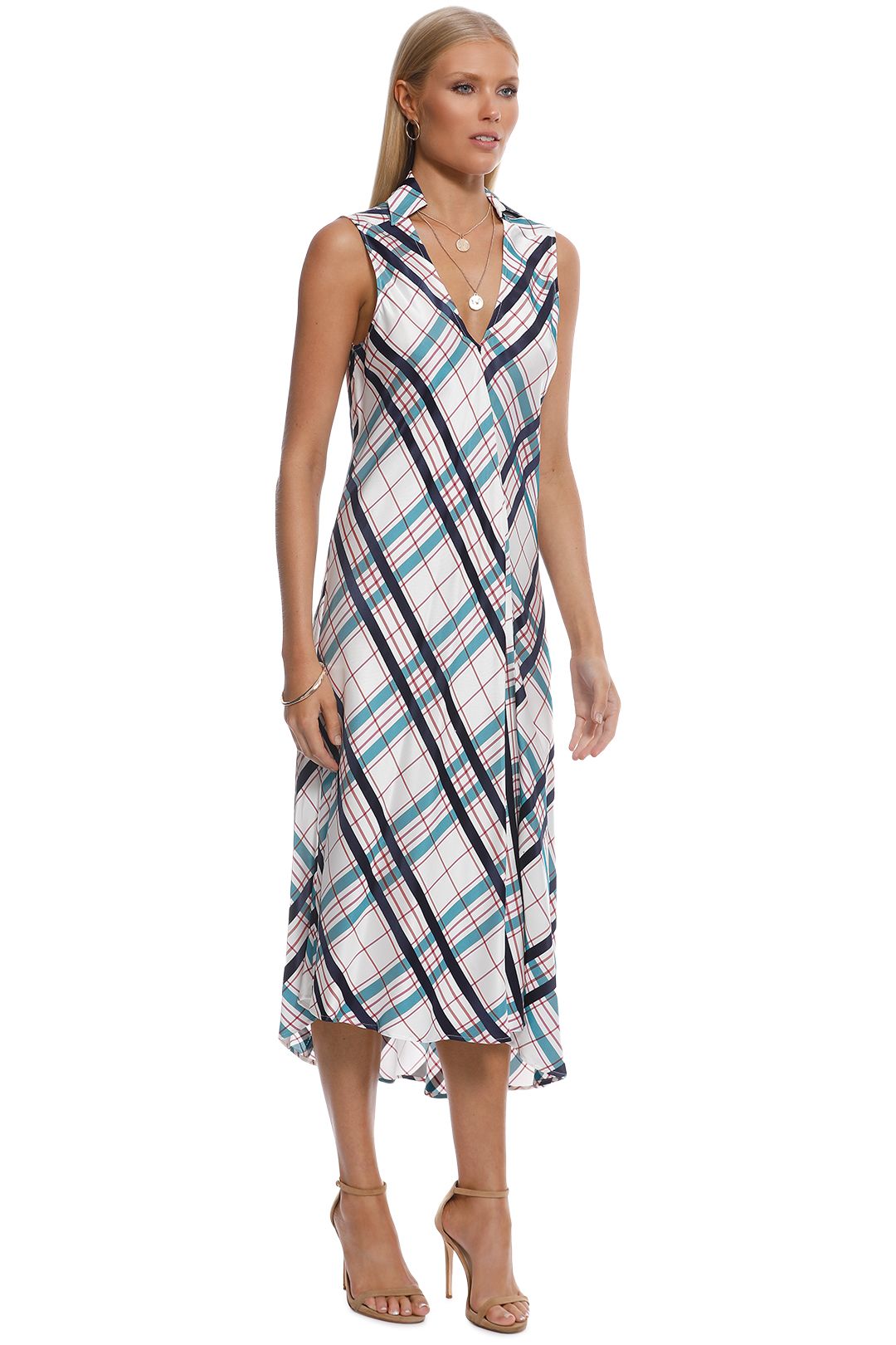 scanlan theodore silk bias slip dress