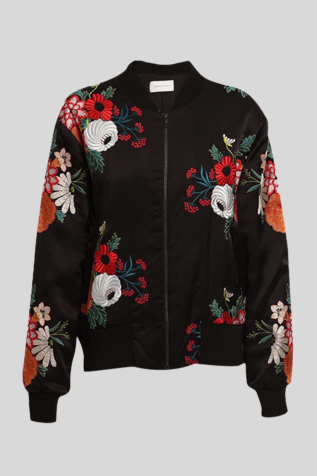 Scanlan Theodore - Embroidery Silk Bomber Jacket