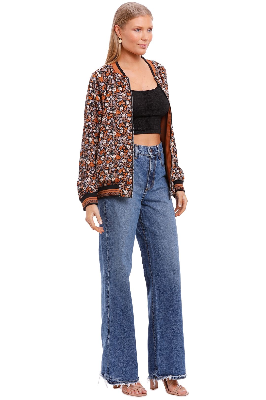 Reversible bomber jacket in pink - Scotch Soda Kids