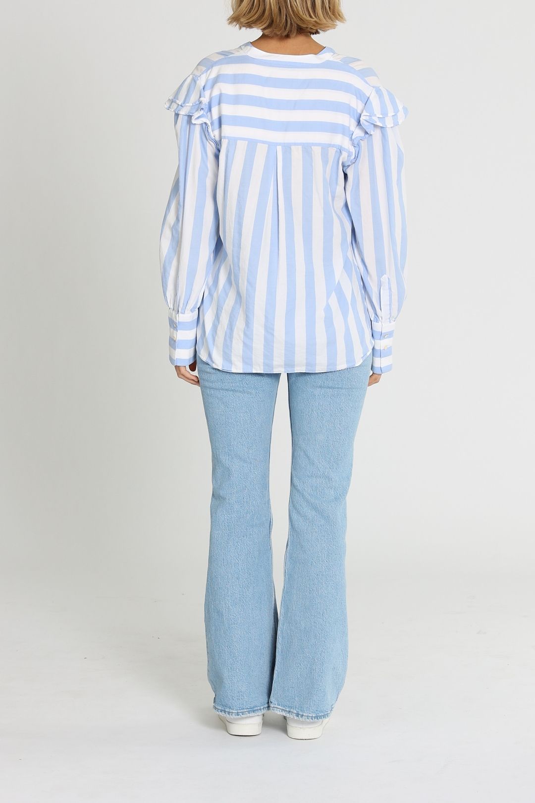 Scotch & Soda Ruffle Shirt Stripe