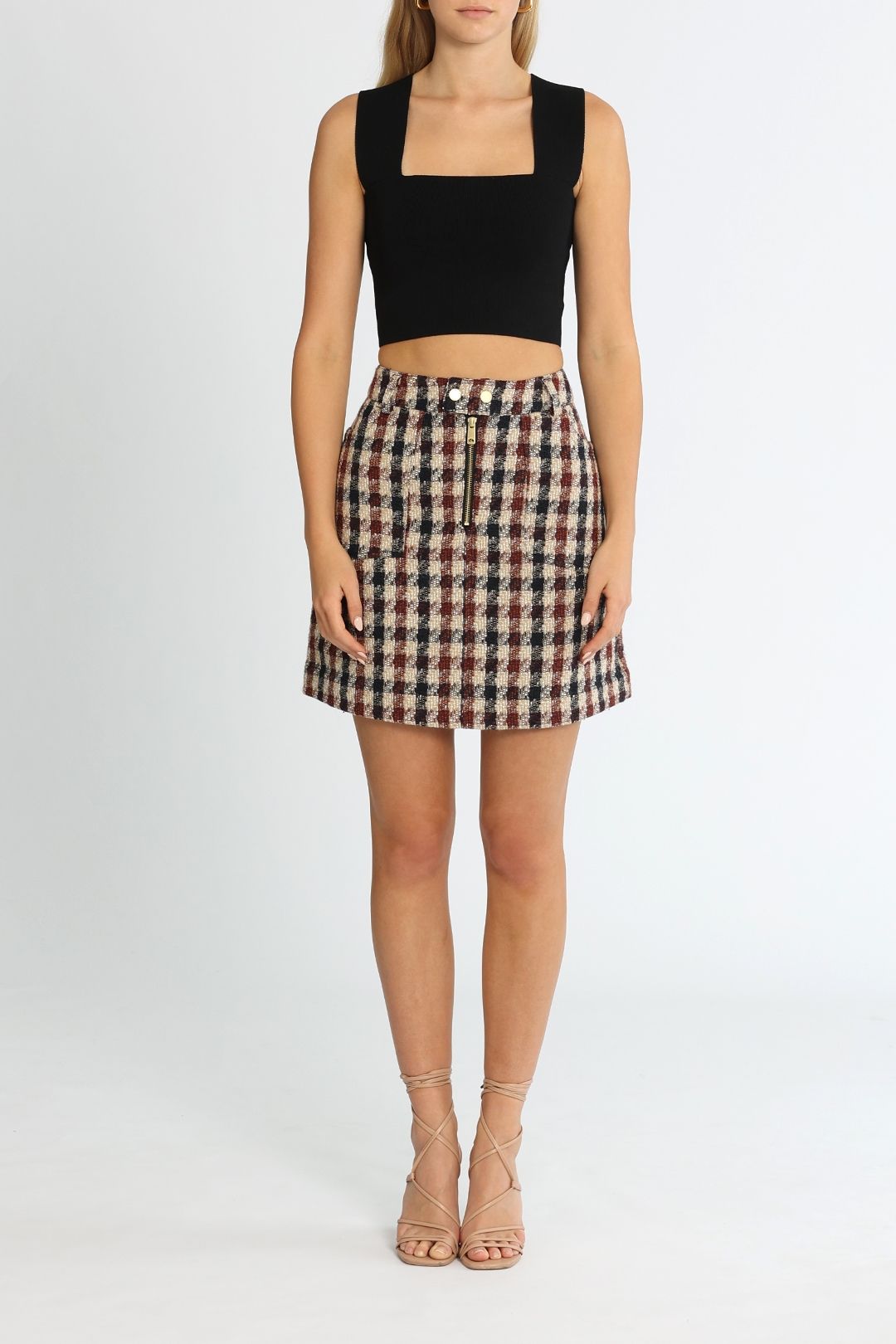 Scotch & Soda Tweed Mini Skirt Combo V