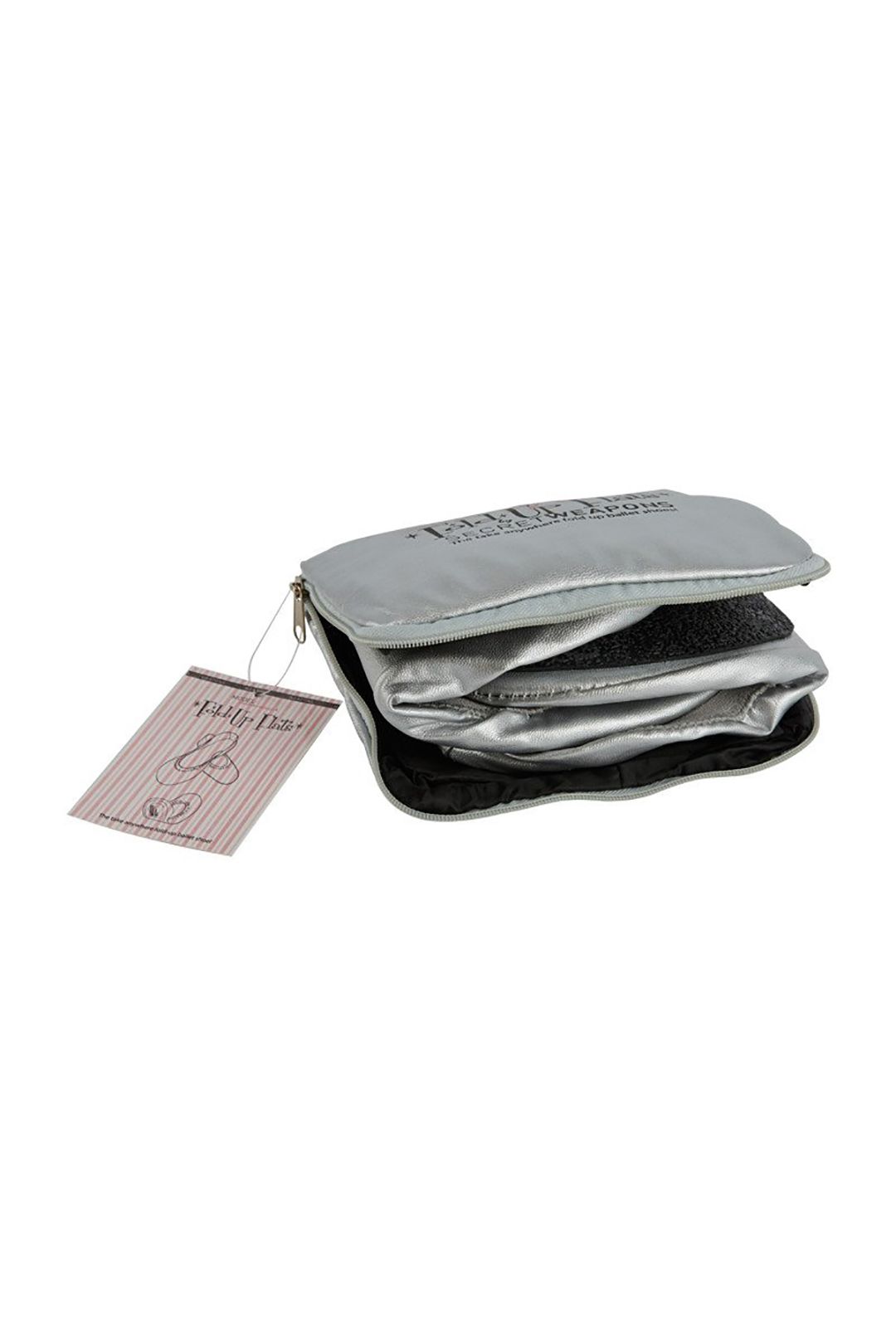 Secret Weapons - Fold Up Flats - Silver - Pouch