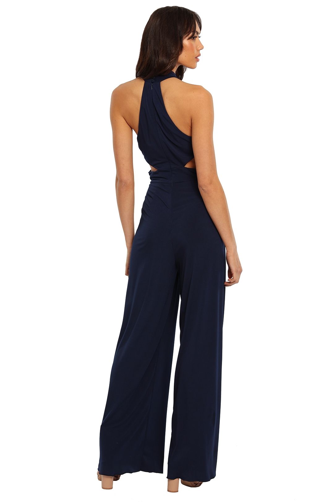 Shakuhachi Stop, Look, Listen Jumpsuit Navy cutout