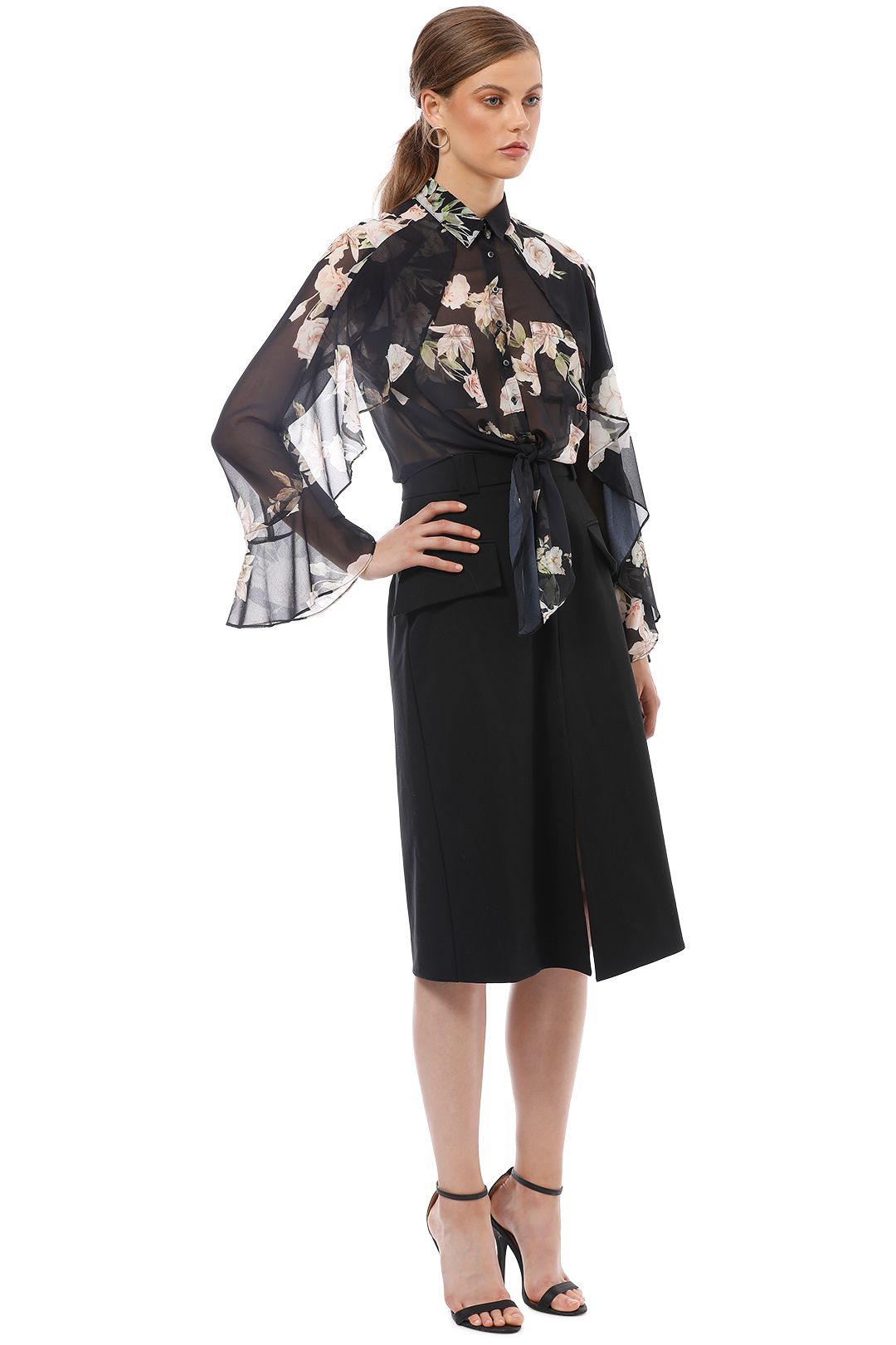 Sheike - Bethany Blouse - Floral - Side