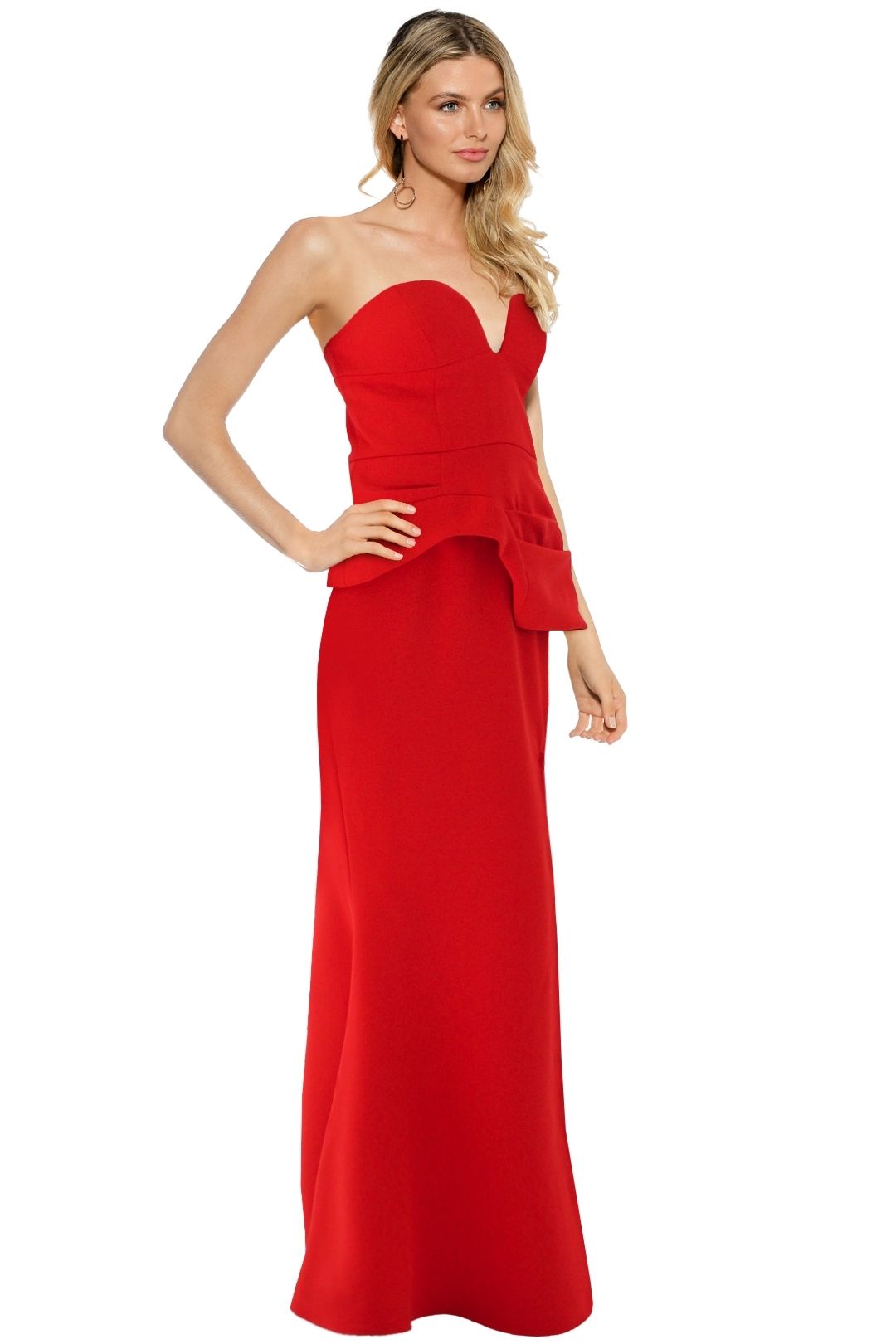 Queen of Hearts Maxi Dress by Sheike for Rent | GlamCorner