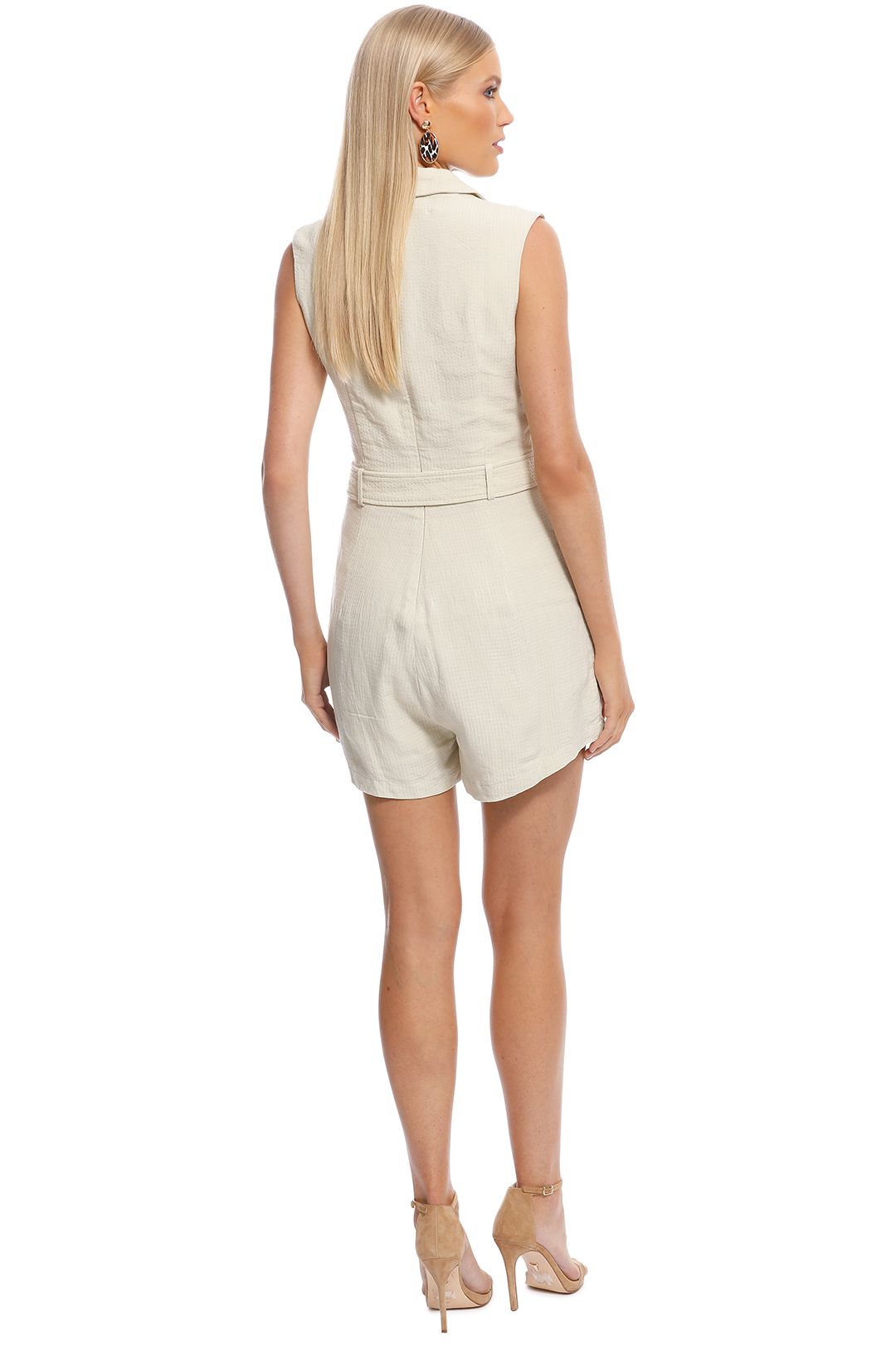 sheike white playsuit